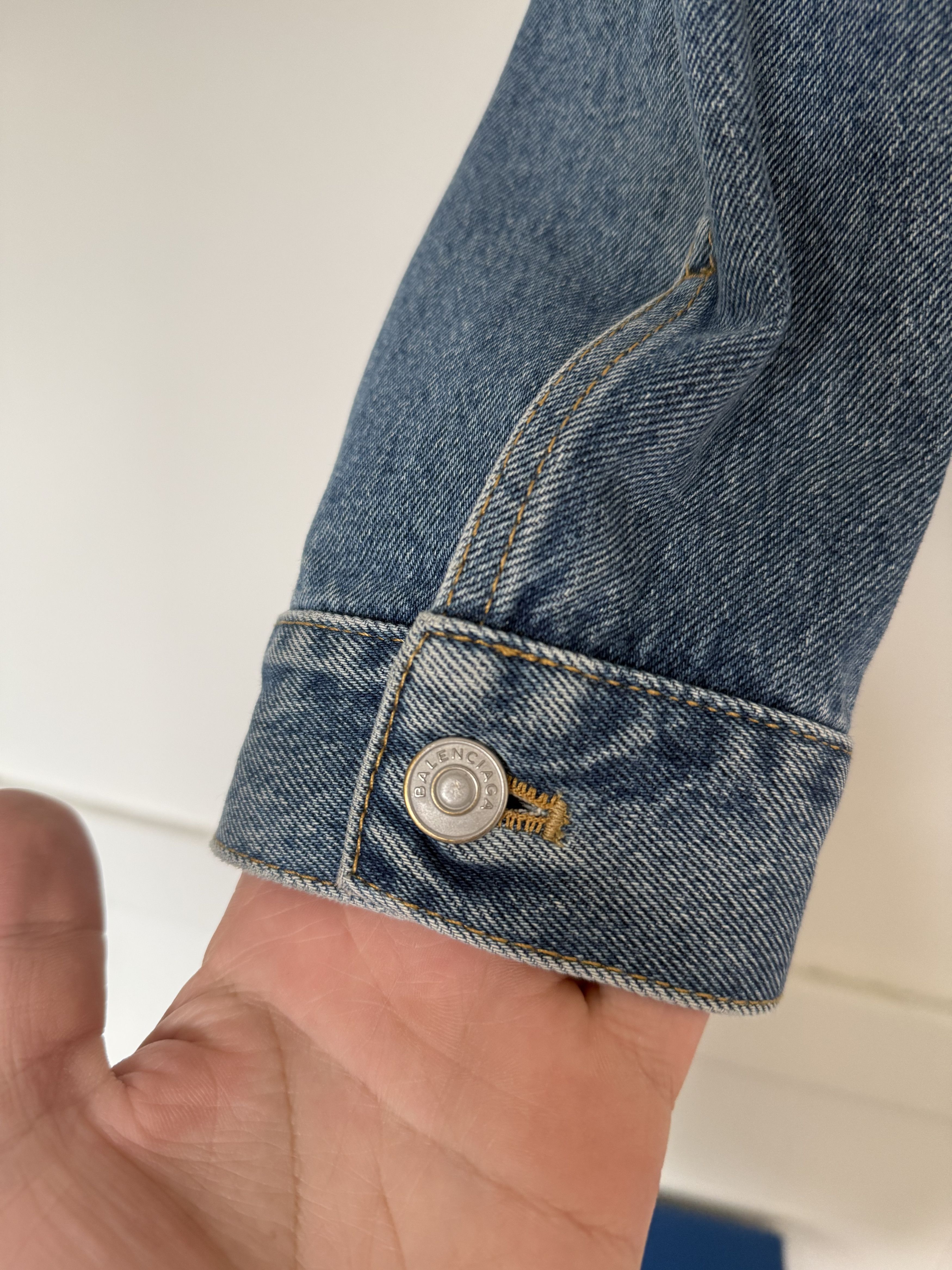 Balenciaga Swing Denim Jacket Size US M / EU 48-50 / 2 - 6 Thumbnail