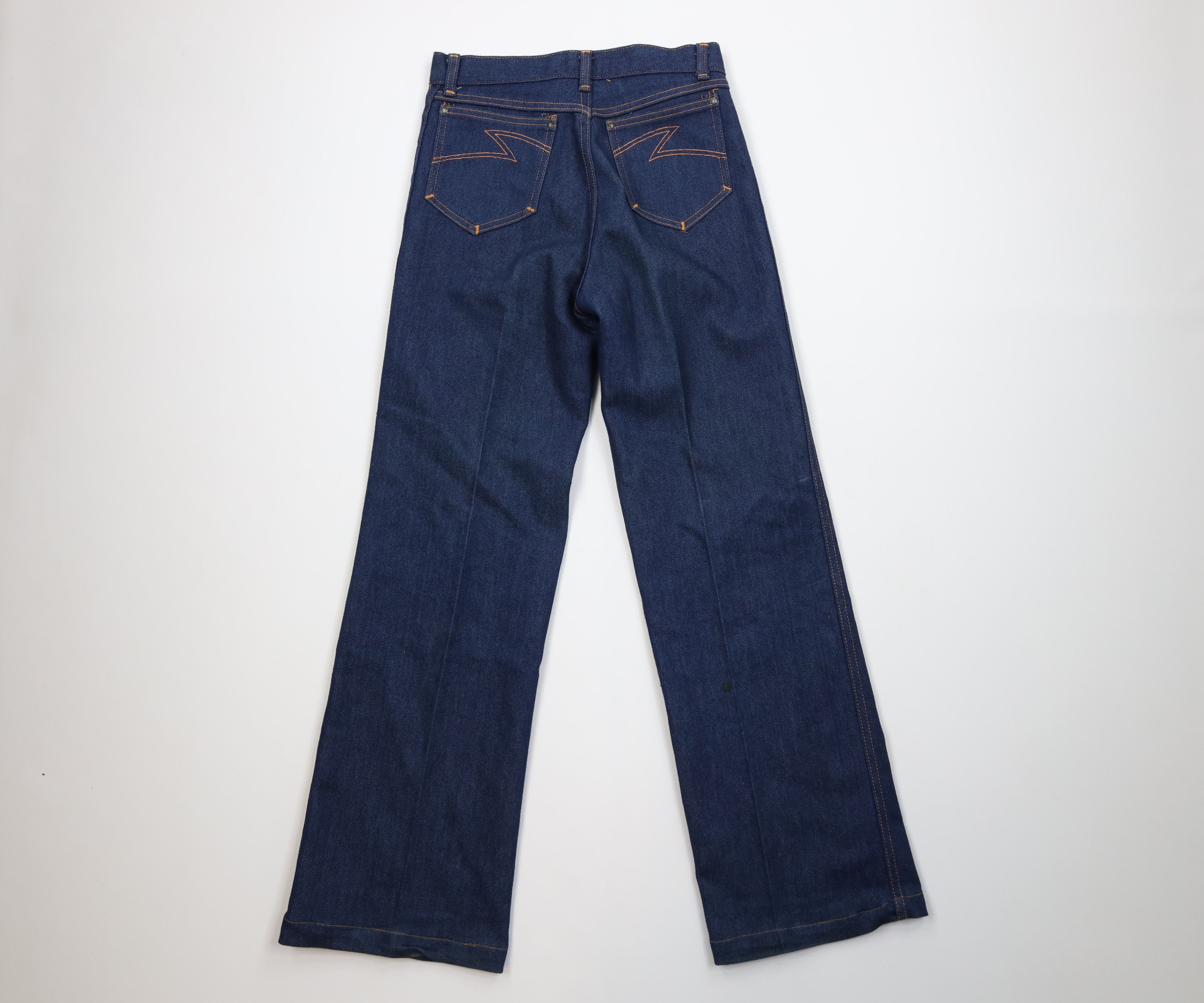 Vintage Vintage 70s Streetwear Wide Leg Bell Bottoms Jeans Blue USA Size 30" / US 8 / IT 44 - 11 Thumbnail