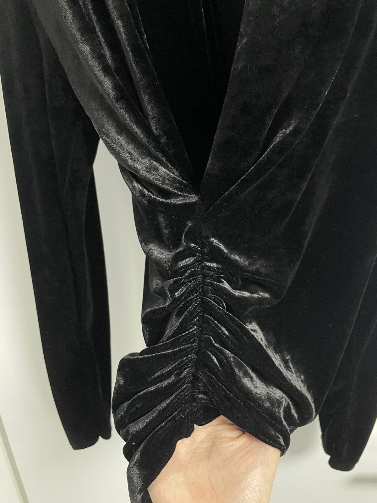 Saint Laurent Paris Saint laurent aw23 velvet top Size US M / EU 48-50 / 2 - 6 Thumbnail