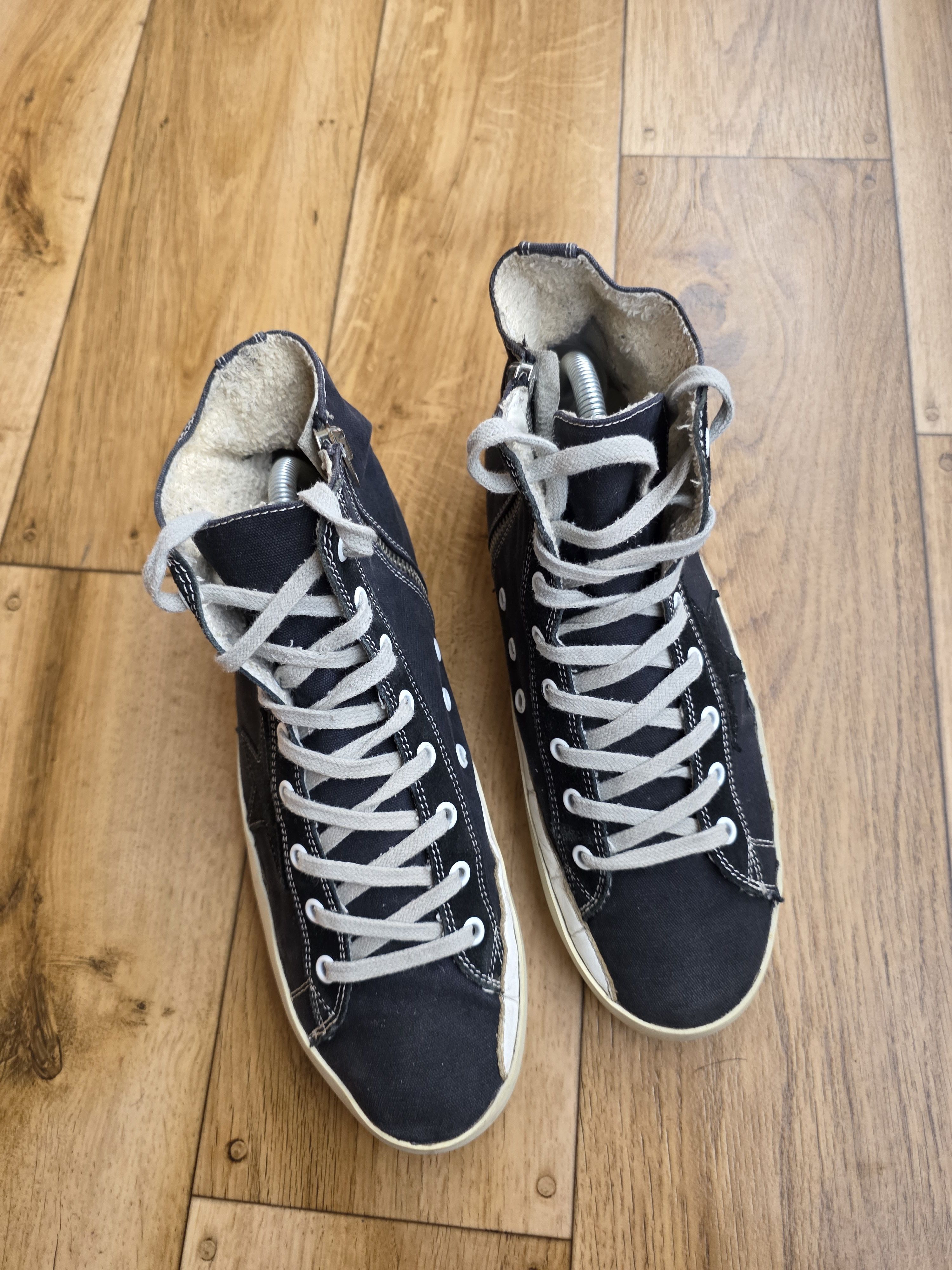 Golden Goose Golden Goose Francy High Top Sneakers Size US 7.5 / EU 40-41 - 4 Thumbnail
