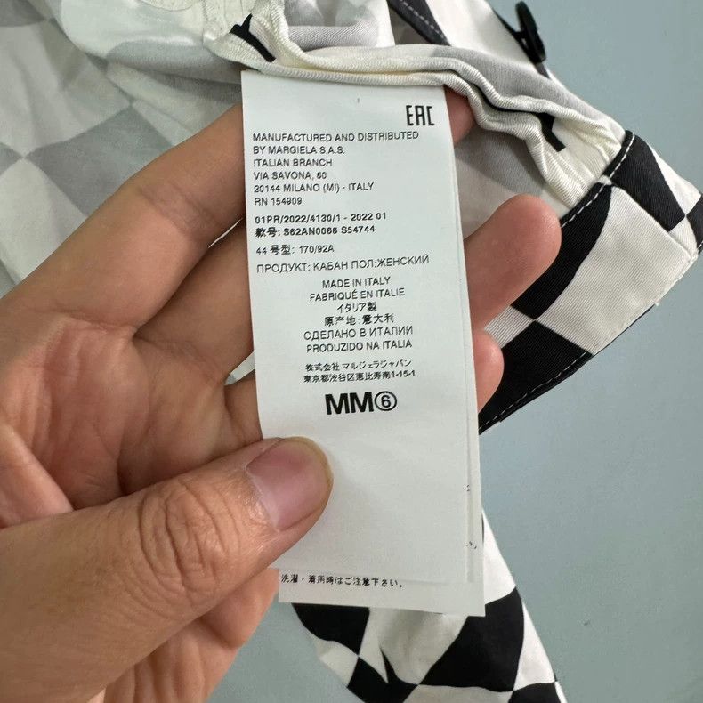 Maison Margiela Maison Margiela Black and white color block jacket 2501-Nex Size US S / EU 44-46 / 1 - 4 Thumbnail