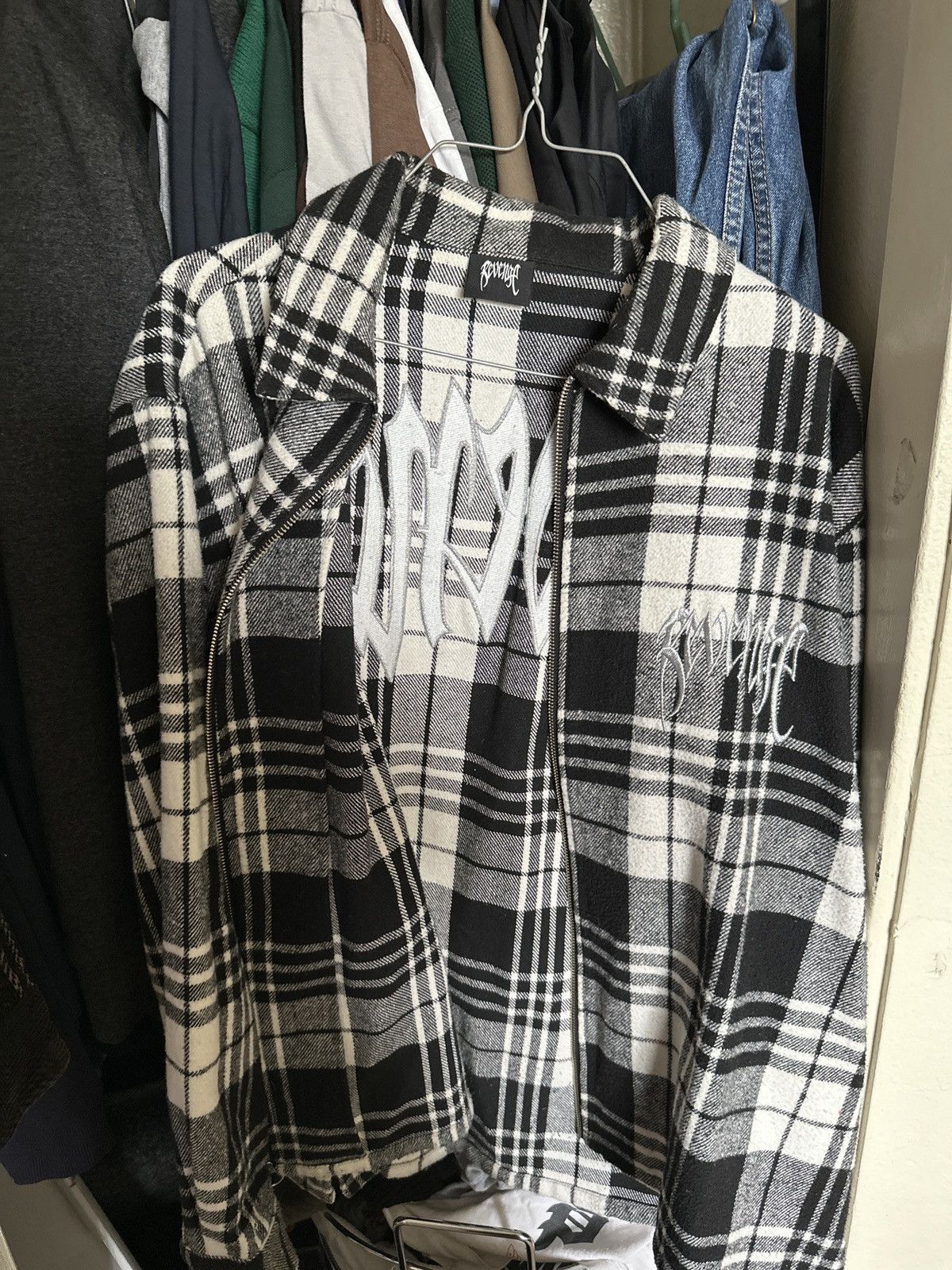 Revenge REVENGE FLANNEL ZIP PLAID JACKET Size US M / EU 48-50 / 2 - 8 Thumbnail