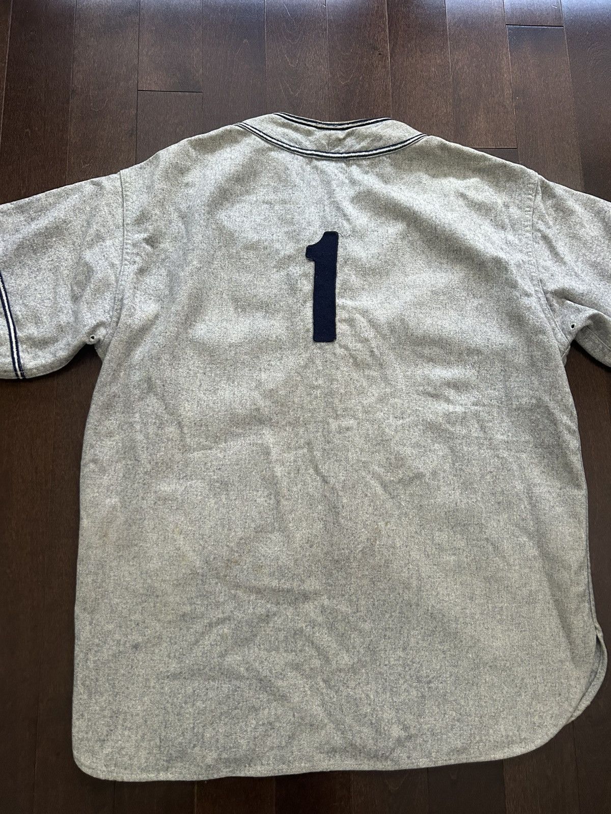 Other Dodge Davis True Vintage 1940’s Wool Baseball Jersey Size US L / EU 52-54 / 3 - 6 Thumbnail