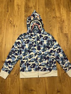 BAPE ABC Shark Full Zip Hoodie 'Blue