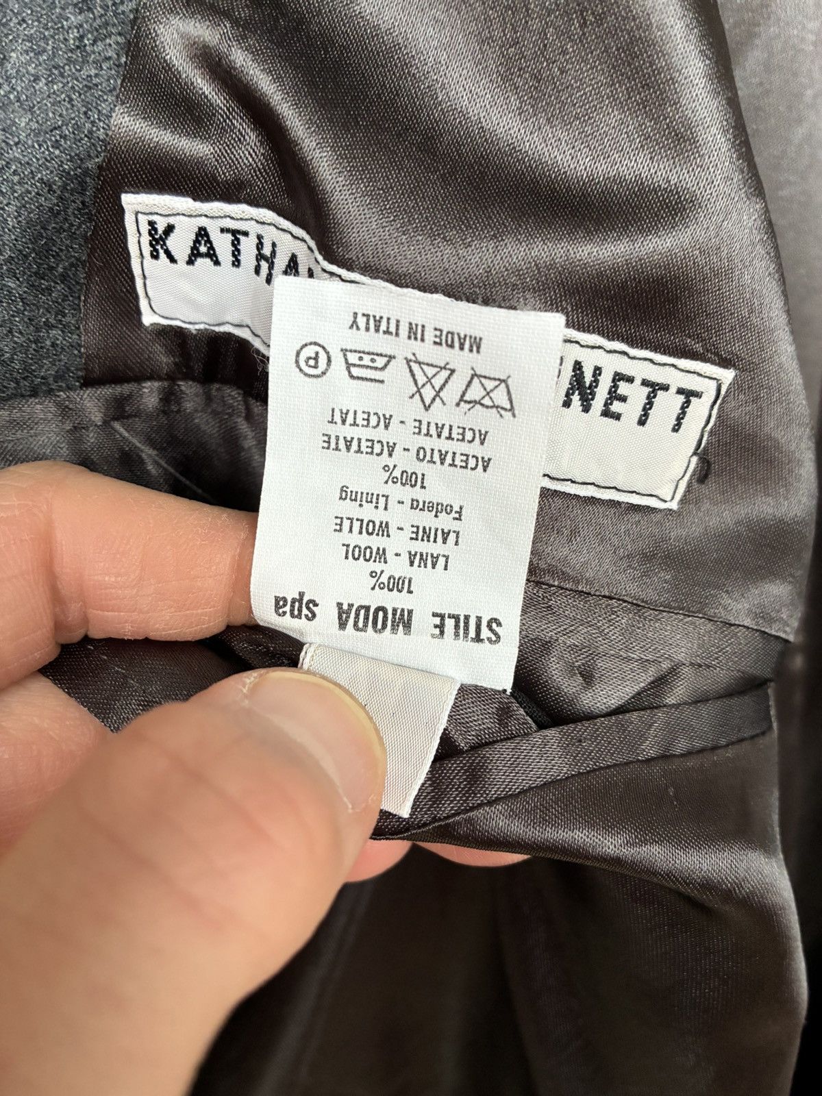 Katharine Hamnett London Katharine Hamnett Vintage Velvet Collar Sport Coat Size US M / EU 48-50 / 2 - 24 Thumbnail