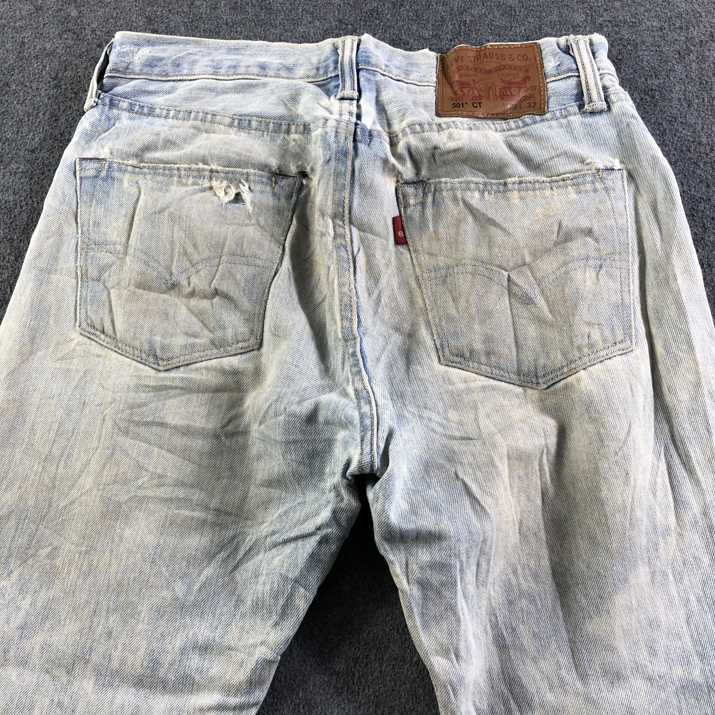 Levi's Vintage Light Wash Levis 501 Jeans-J3654 Size US 30 / EU 46 - 4 Thumbnail