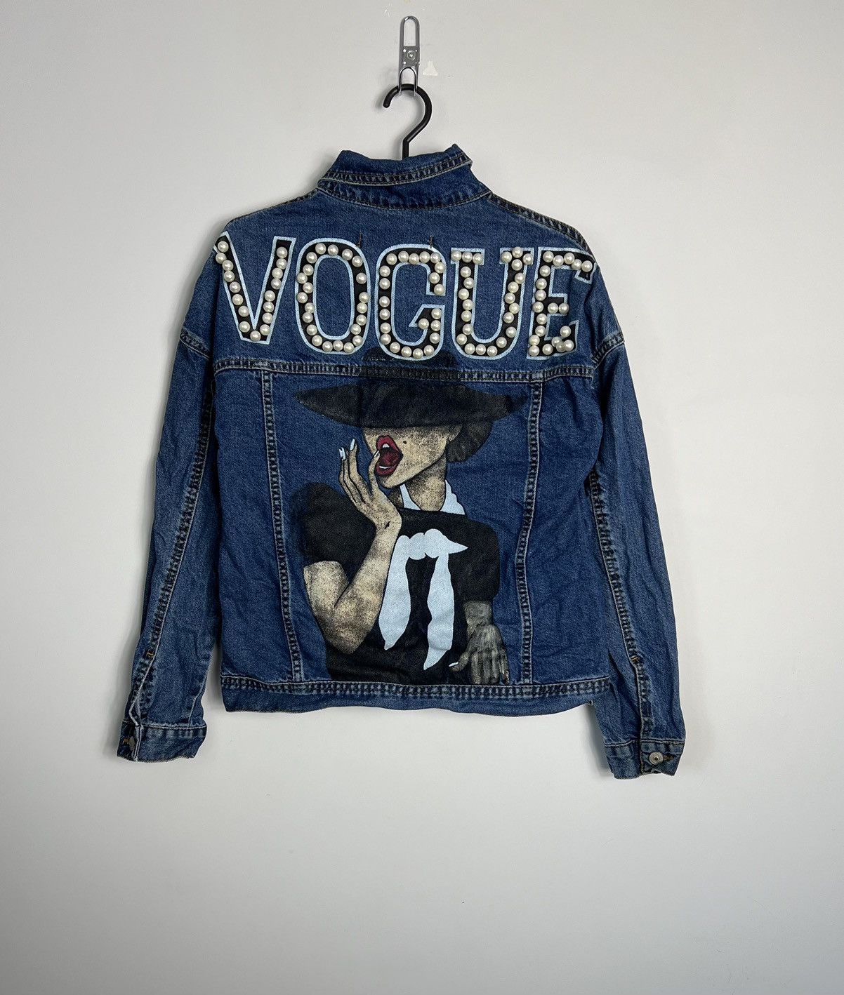 Vogue Denim Jacket Vogue Premium Quality Jeans Dilvin Print Size S / US 4 / IT 40 - 1 Thumbnail