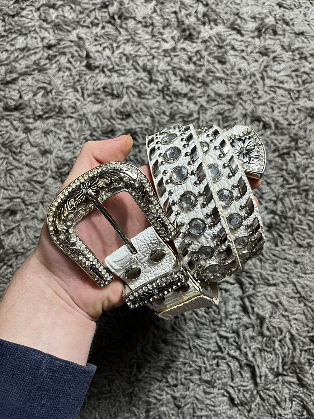 Japanese Brand VINTAGE 90s ROCK EMO GOTH PUNK BB SIMON STYLE BELT Size ONE SIZE - 2 Thumbnail