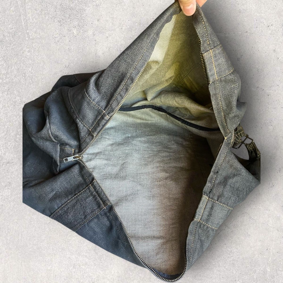 Yohji Yamamoto Yohji Yamamoto SS02 Denim Sea Bag Size ONE SIZE - 5 Thumbnail