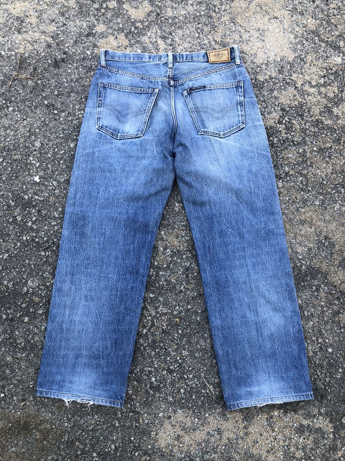 Harley Davidson × Vintage Vintage Harley Davidson Denim Jeans Size US 33 - 2 Thumbnail