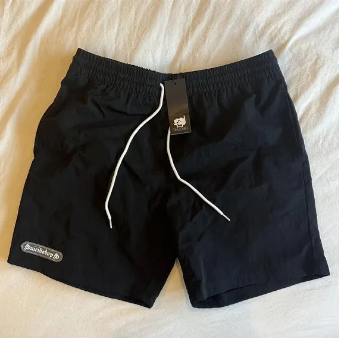 G59 Records $B SCRIPT NYLON SHORTS BLACK XXXL G59 SUICIDEBOYS Size US 44 / EU 60 - 3 Thumbnail