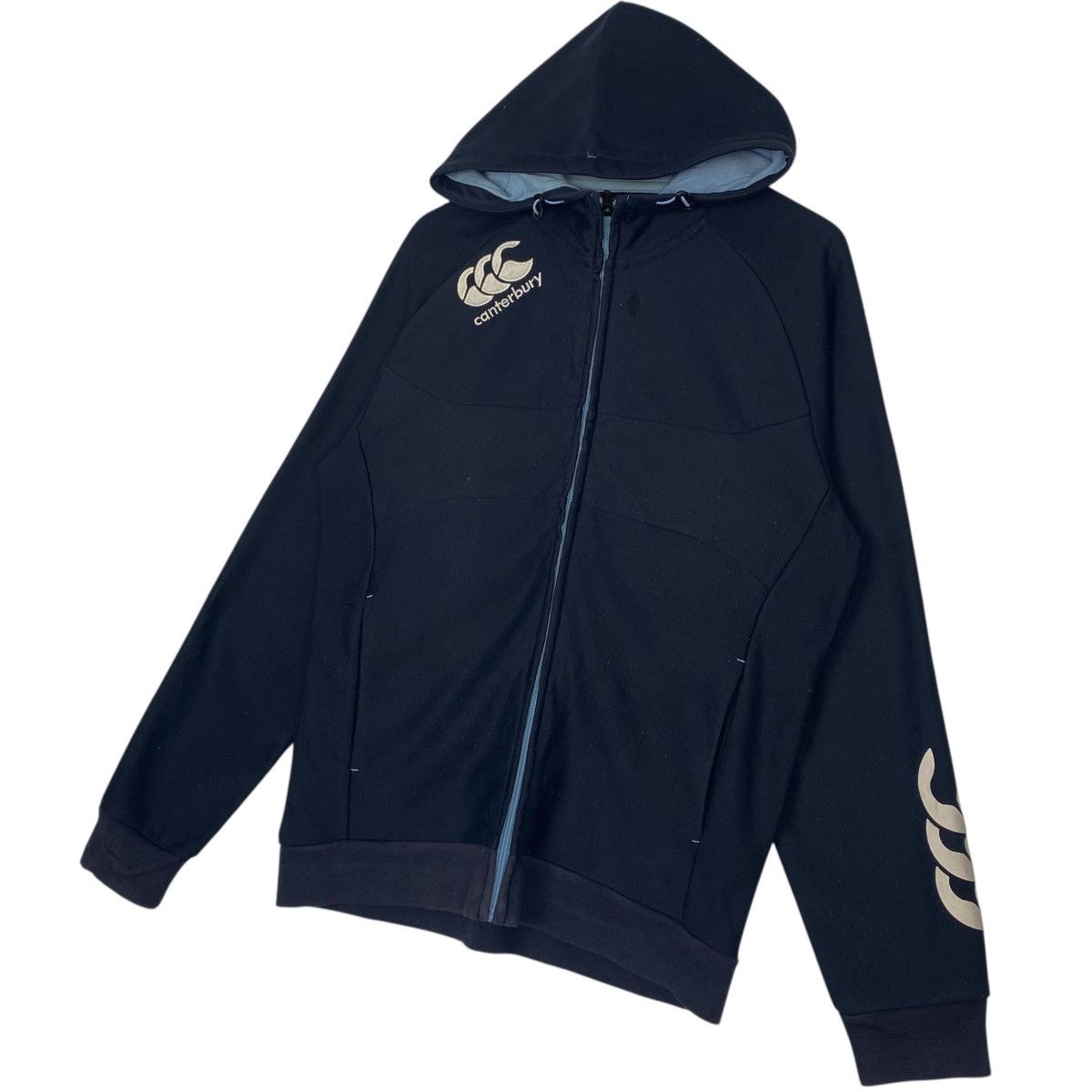 Other Vintage Canterbury Of New Zealand Full Zip Hoodie Sweater Size US L / EU 52-54 / 3 - 2 Thumbnail