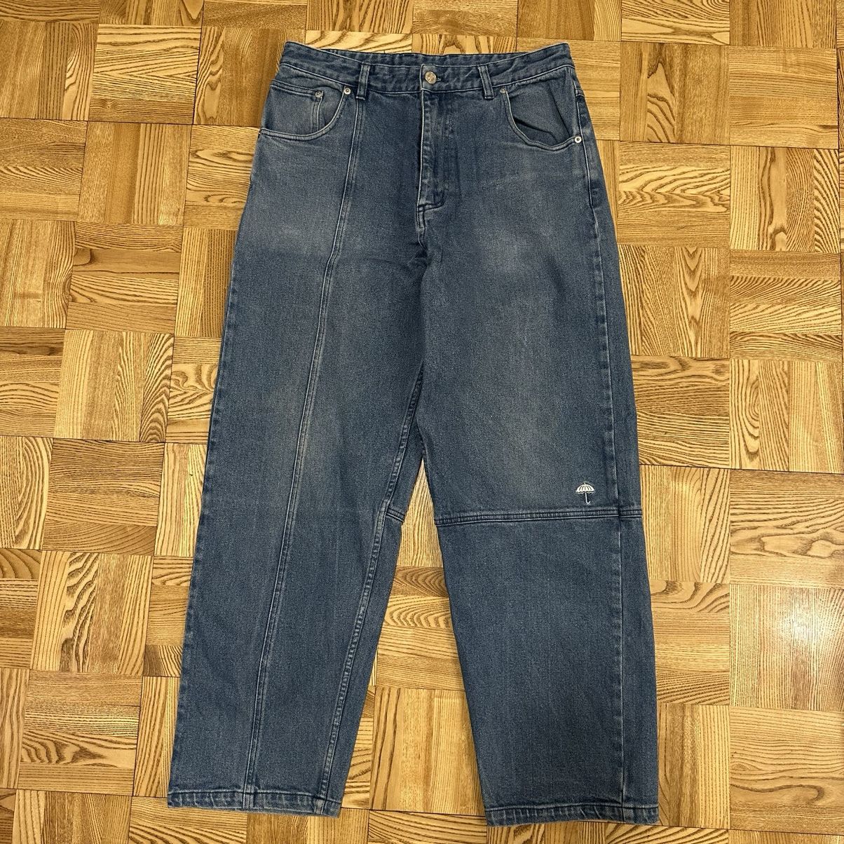 Helas Helas Reinforced Stiching Blue Denim Size US 33 - 1 Thumbnail