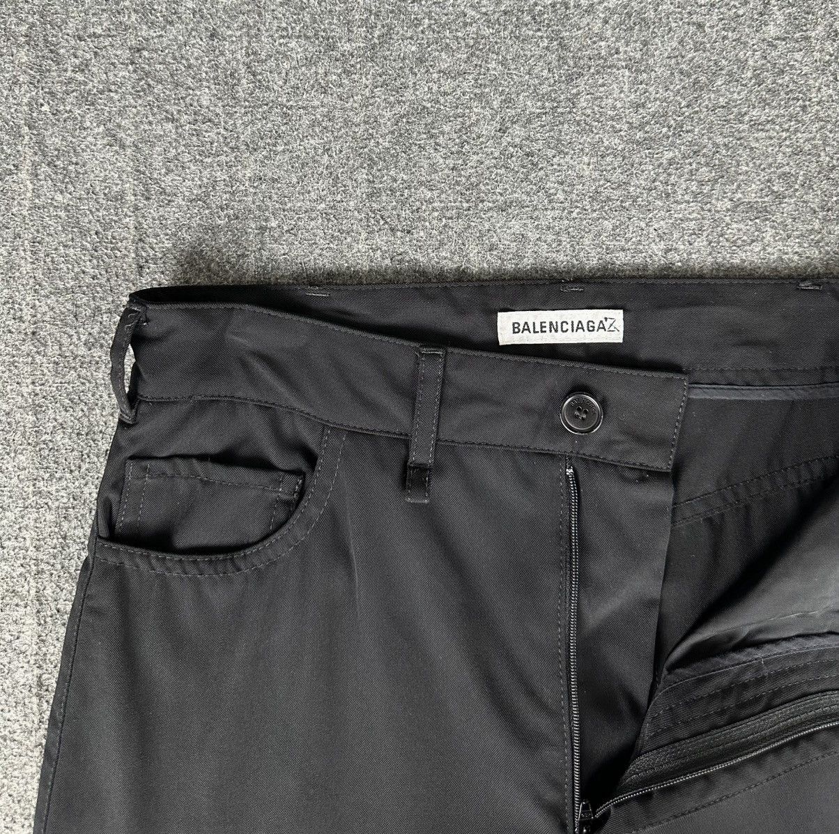 Balenciaga Balenciaga - F/W21 Classic Wide Leg Wool Trouser Size 29" - 5 Thumbnail