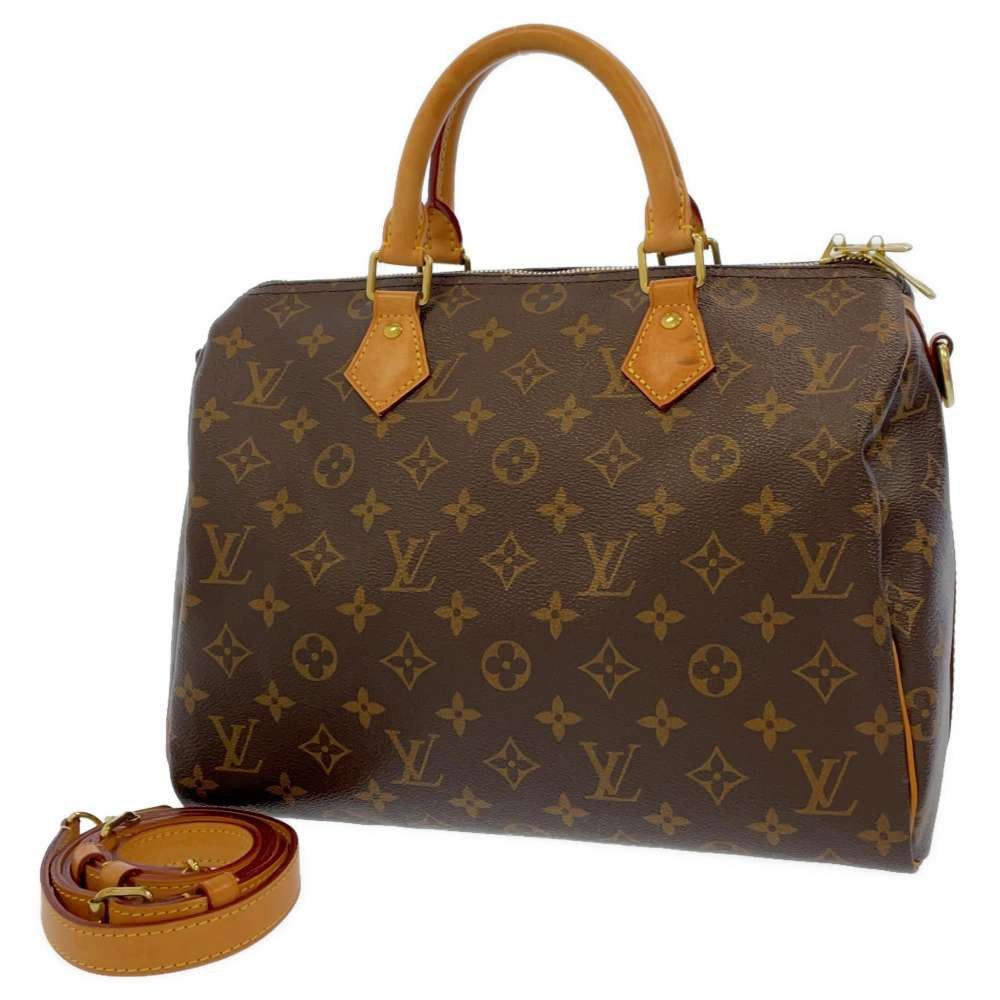 Louis Vuitton Monogram Speedy Bandouliere Handbag