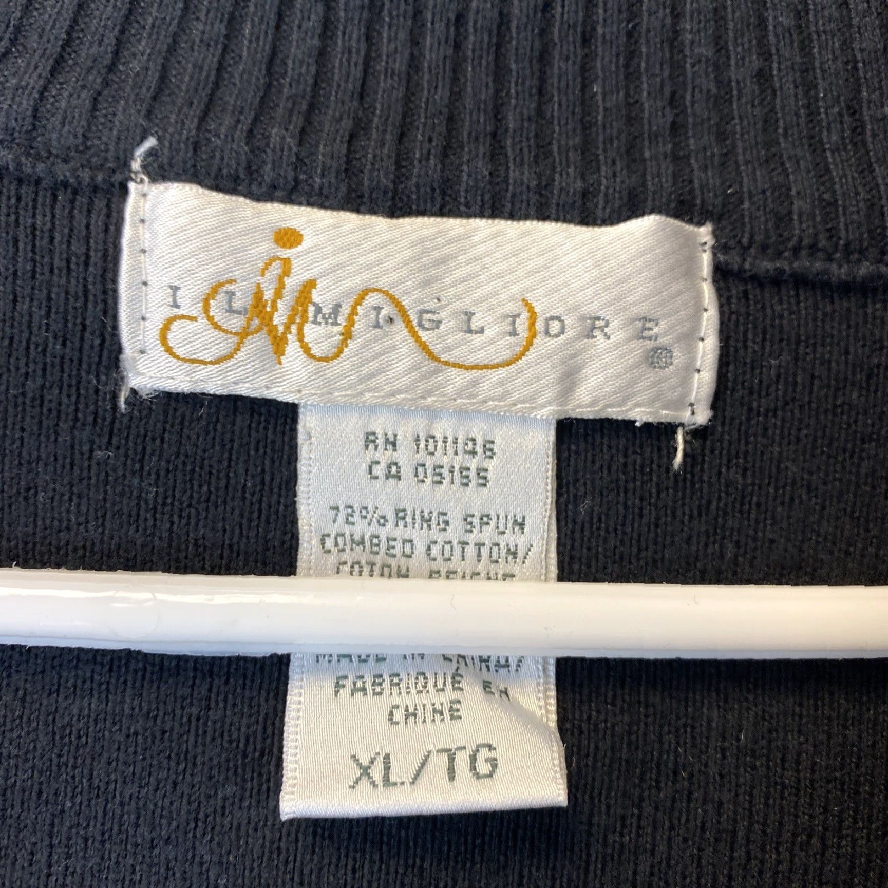Vintage Miglior Pullover Mens XL Navy Blue 1/2 Zip Mock Neck Zip Military 66-31 Size US XL / EU 56 / 4 - 4 Thumbnail