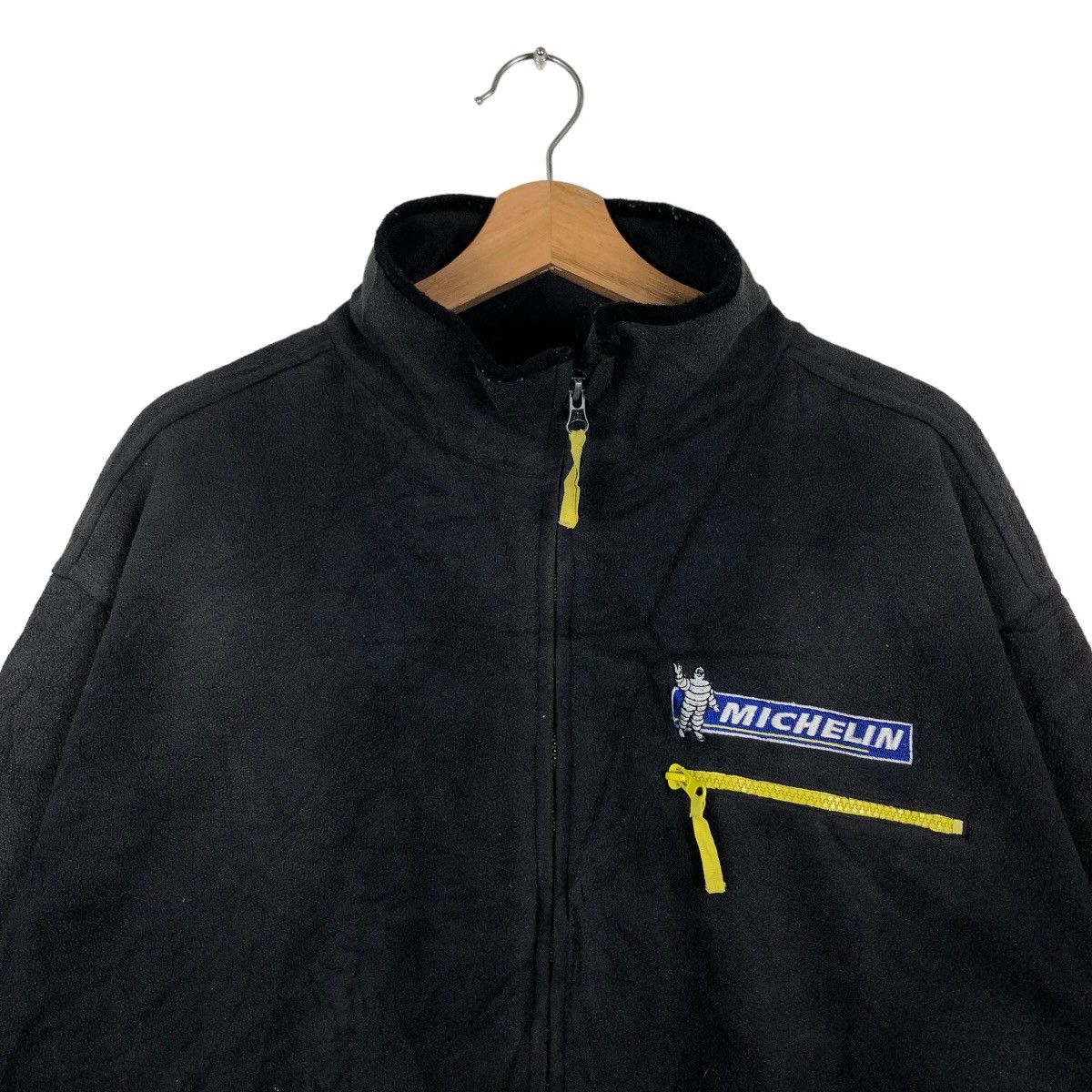 Japanese Brand 🔥Vintage Fleece Jacket Michelin Tyre Racing Big Logo Size US M / EU 48-50 / 2 - 3 Thumbnail