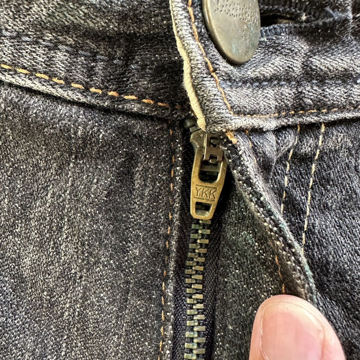 Japanese Brand Vintage Wrangler Distressed Raw Faded Denim Flare Jean Pant Size US 35 - 6 Thumbnail