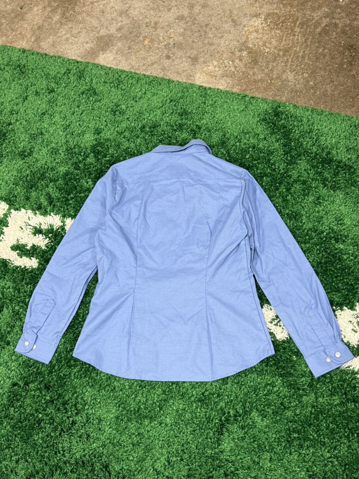 Dickies Dickies Blue Yoke Pocket Blouse Button Shirt Medium Size M / US 6-8 / IT 42-44 - 5 Thumbnail