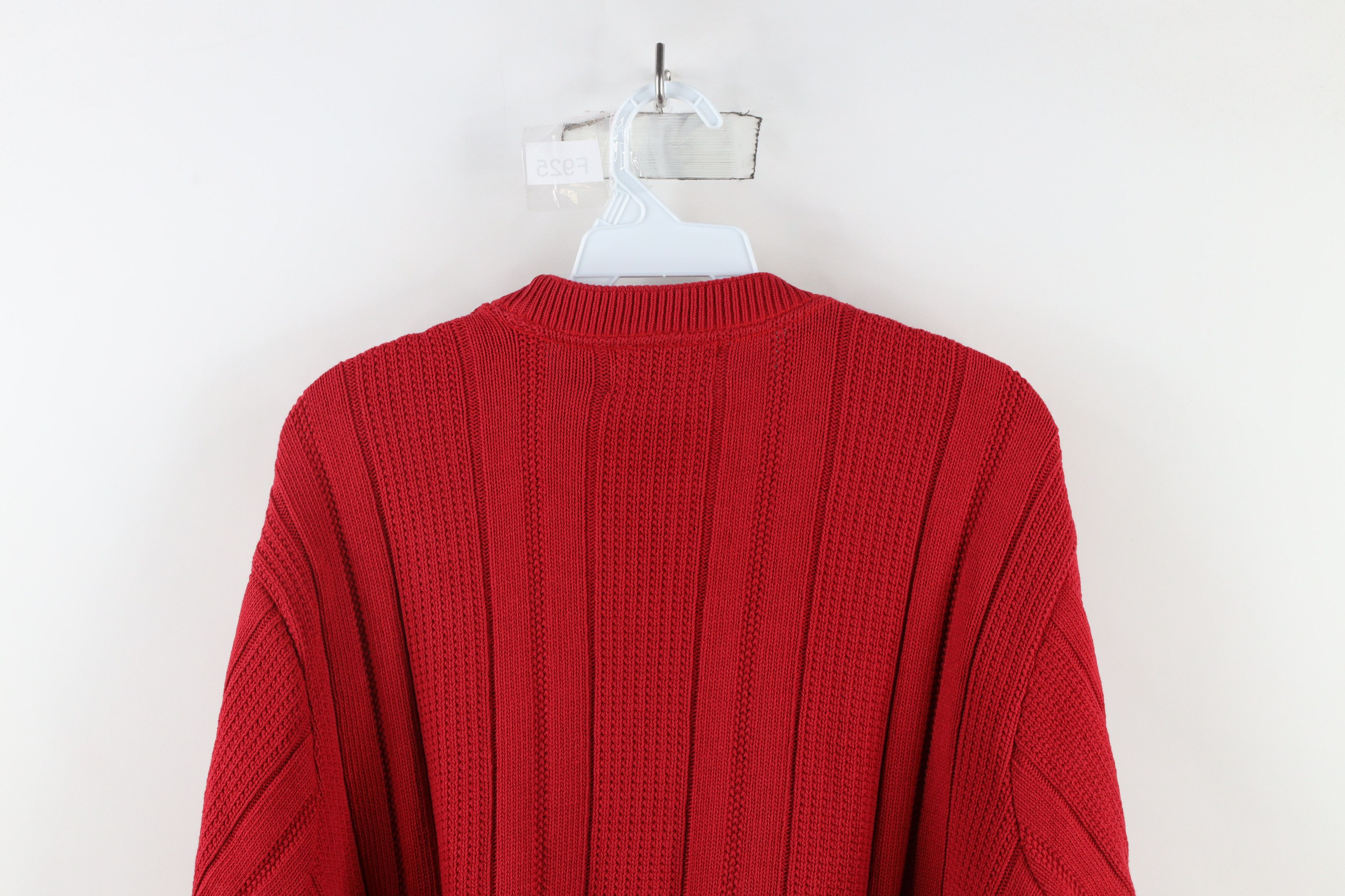 Vintage Vintage 90s Streetwear Framed Cotton Ribbed Knit Sweater Size US L / EU 52-54 / 3 - 10 Thumbnail
