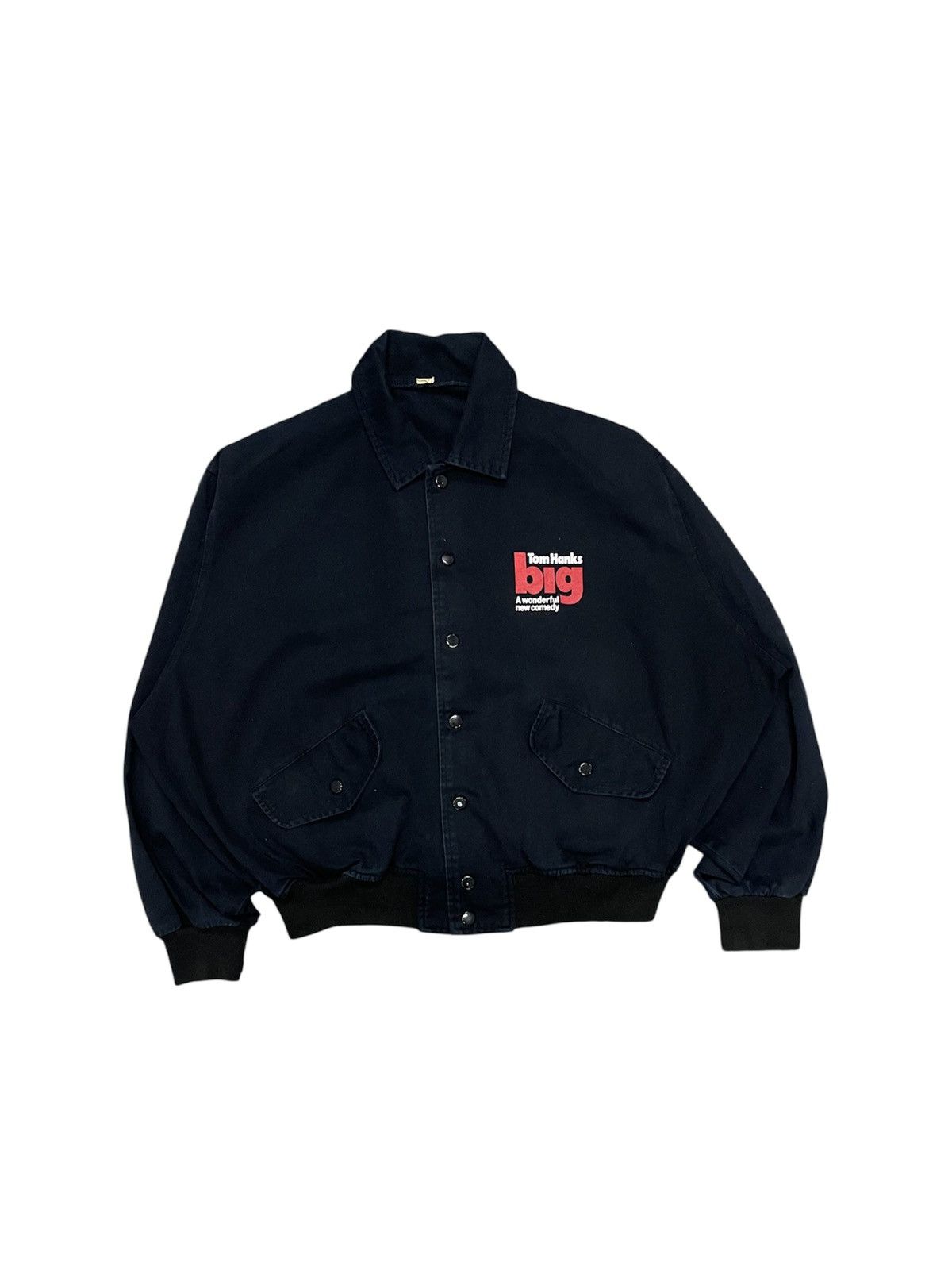 Vintage 80s TOM HANKS “BIG” MOVIE PROMO JACKET CBS/FOX RARE Size US L / EU 52-54 / 3 - 2 Thumbnail