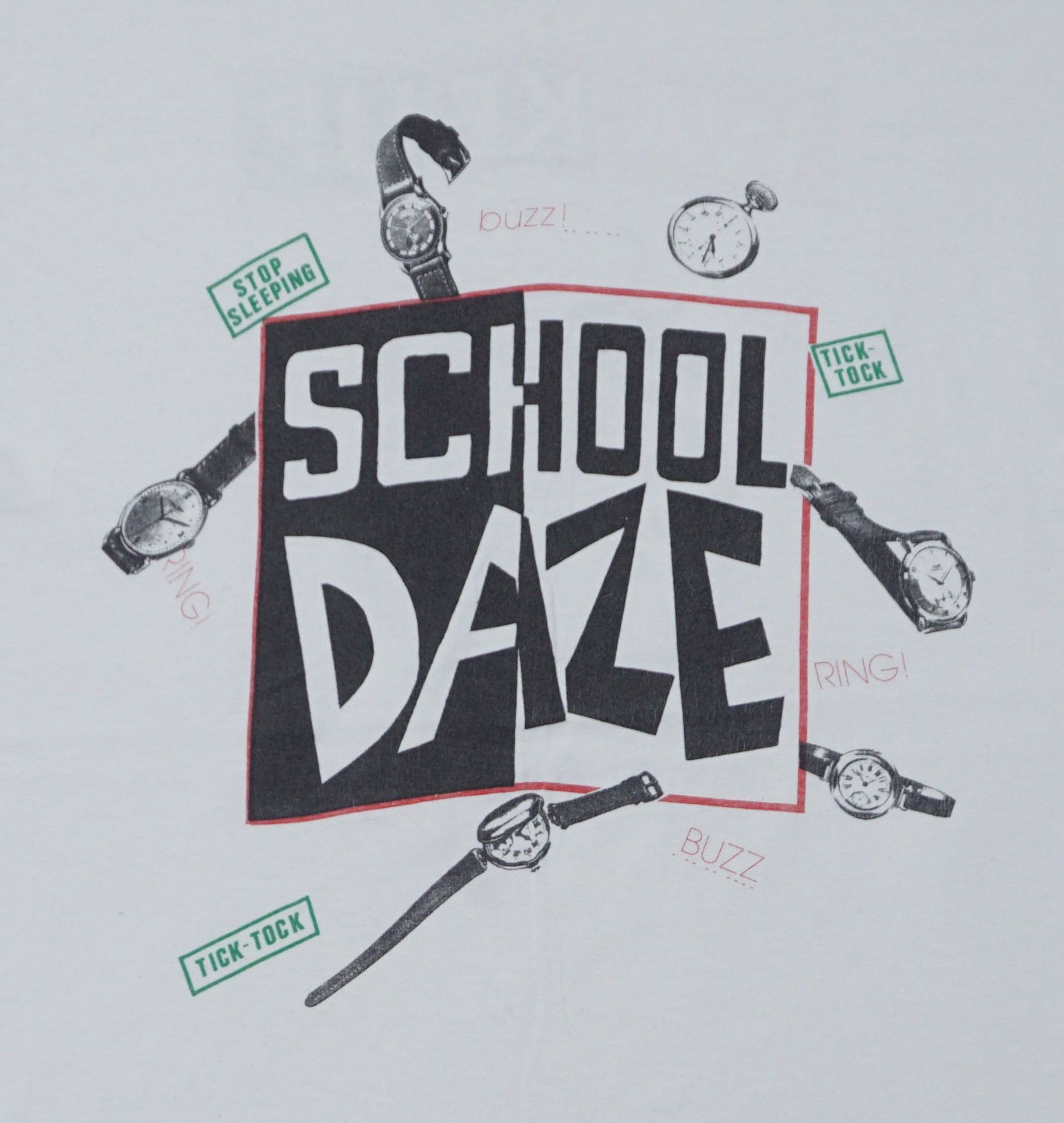 Vintage 90's Forty Acres and Mule "SCHOOL DAZE" T-Shirt Size US L / EU 52-54 / 3 - 2 Thumbnail