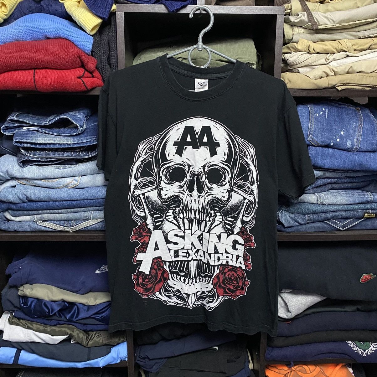 Band Tees Vintage Asking Alexandria Big Graphic 2000’s rock band tee Size US S / EU 44-46 / 1 - 1 Thumbnail