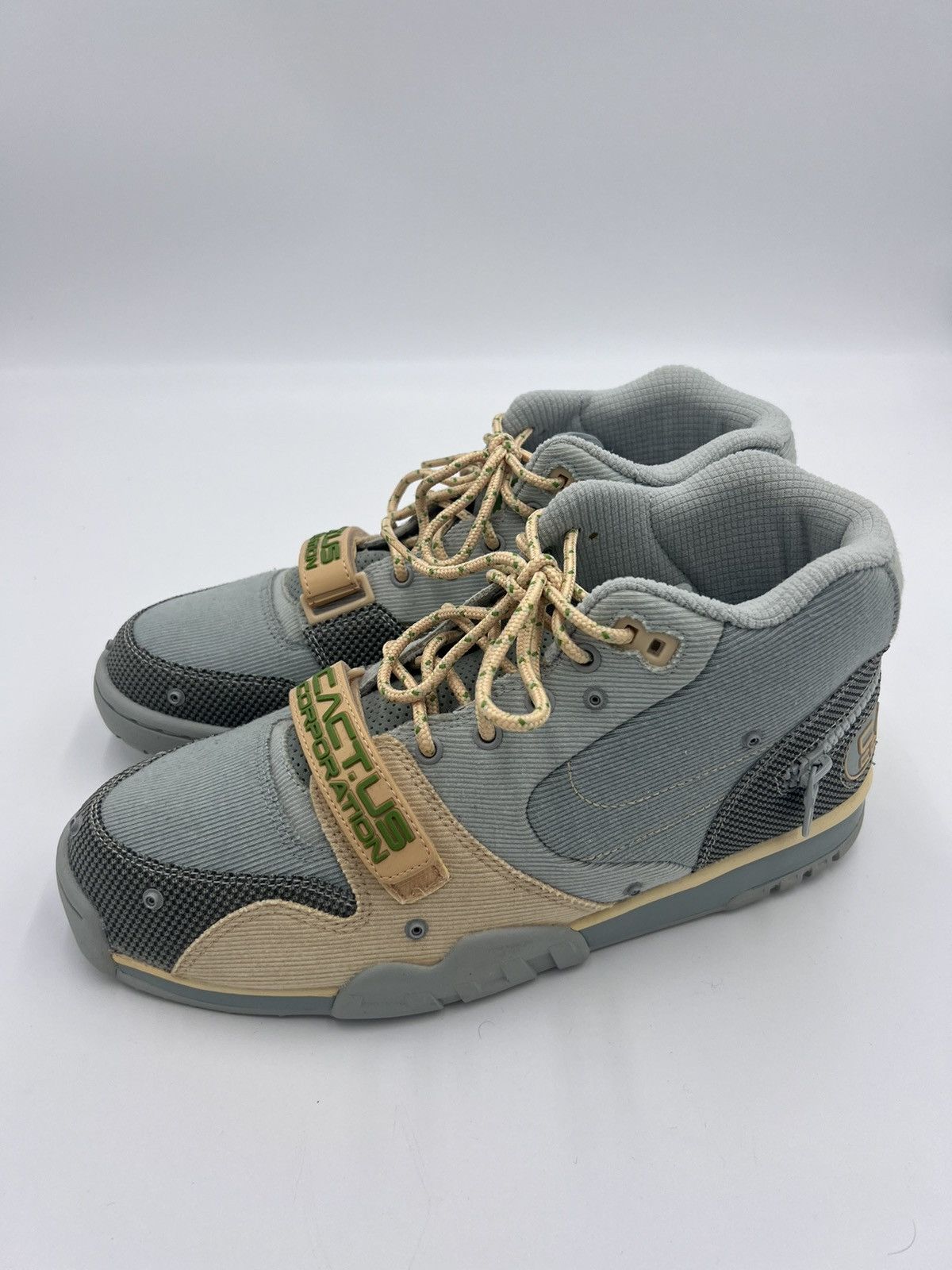 Nike × Travis Scott Travis Scott Air Trainer 1 SP Grey Haze Size US 10 / EU 43 - 1 Thumbnail
