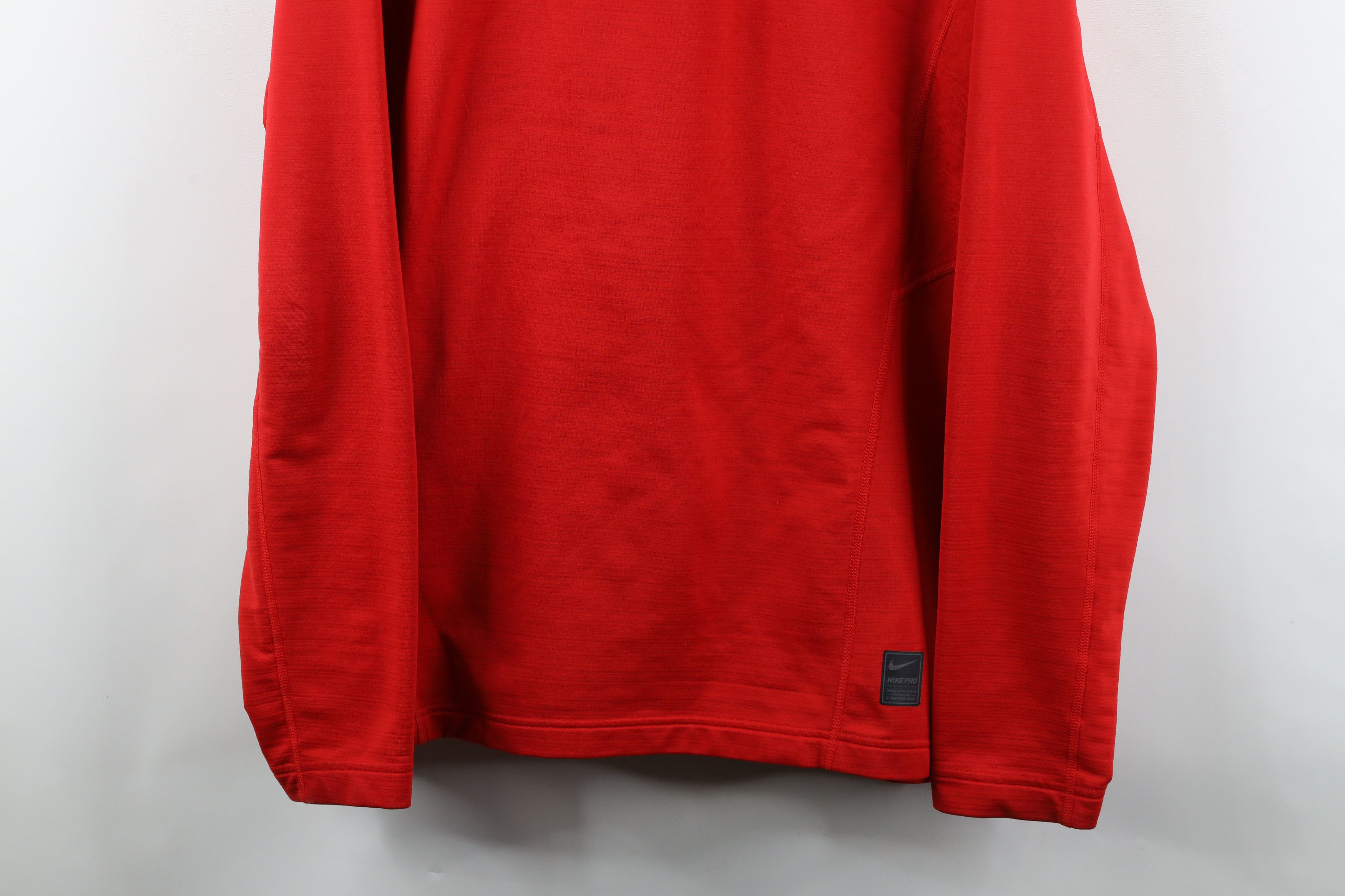 Nike × Vintage Nike Pro Combat Lined Training Outdoor Long Sleeve T-Shirt Size US L / EU 52-54 / 3 - 3 Thumbnail