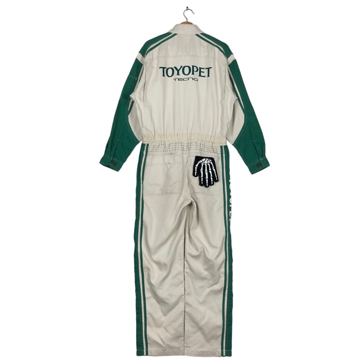 Japanese Brand 🔥90’s Vintage Coverall Work Toyota Tecno Spell Out Big Logo Size US 38 / EU 54 - 8 Thumbnail