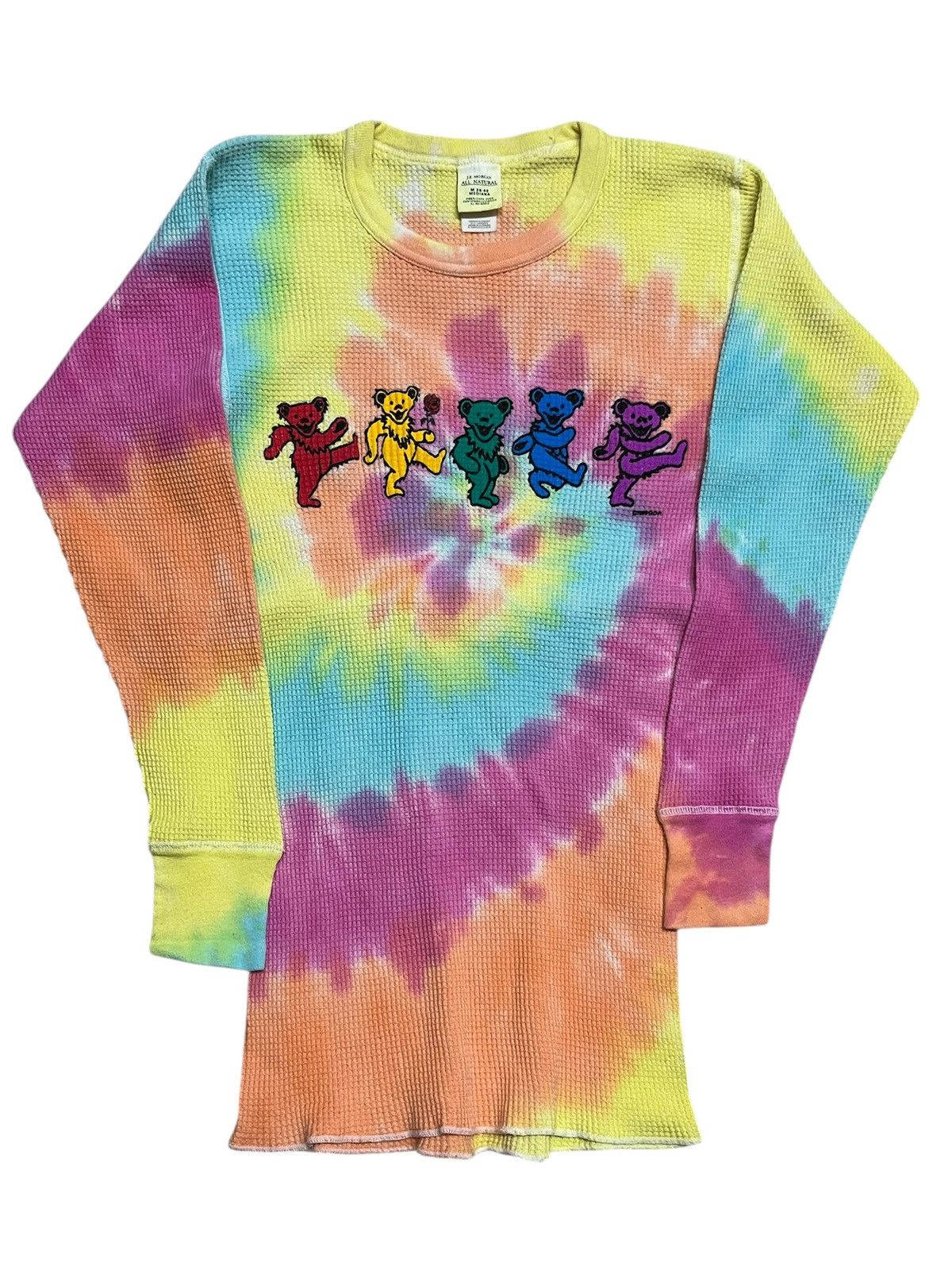 Vintage 1999 Grateful Dead Thermal L/S Tiedye T-Shirt