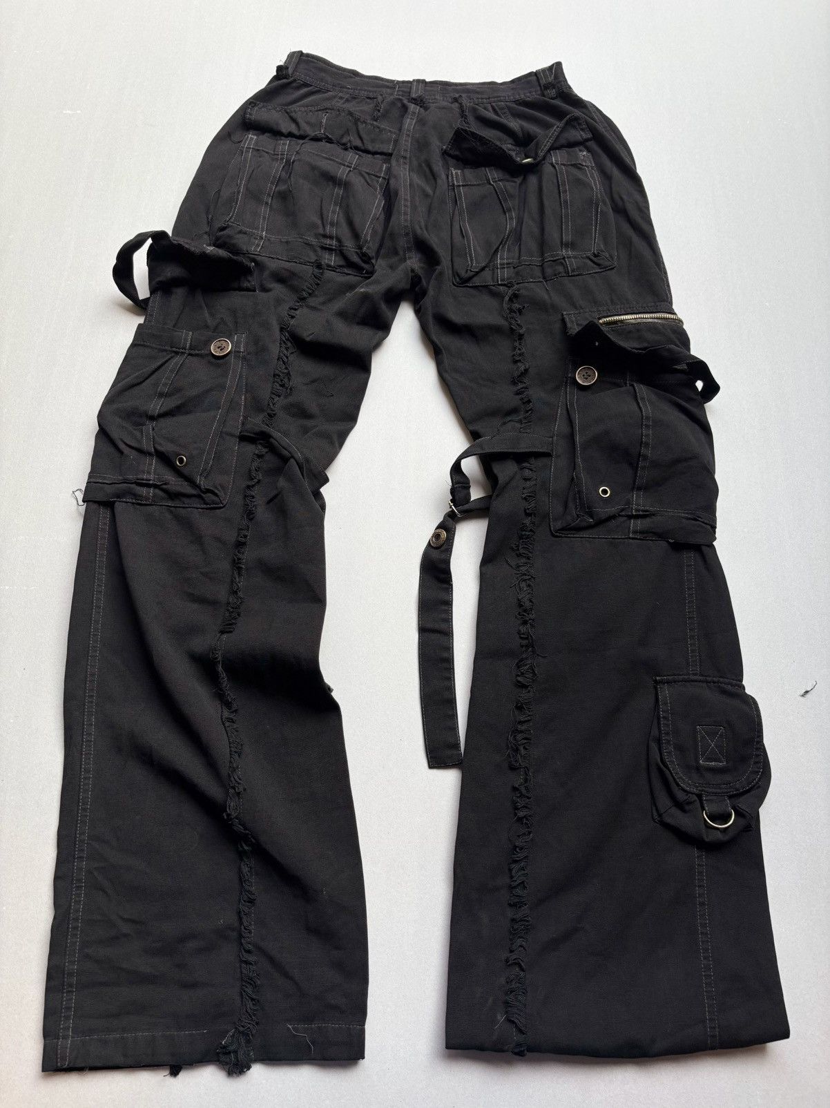 Japanese Brand VERTGARMENTS bondage cargo pants Size US 26 / EU 42 - 4 Thumbnail