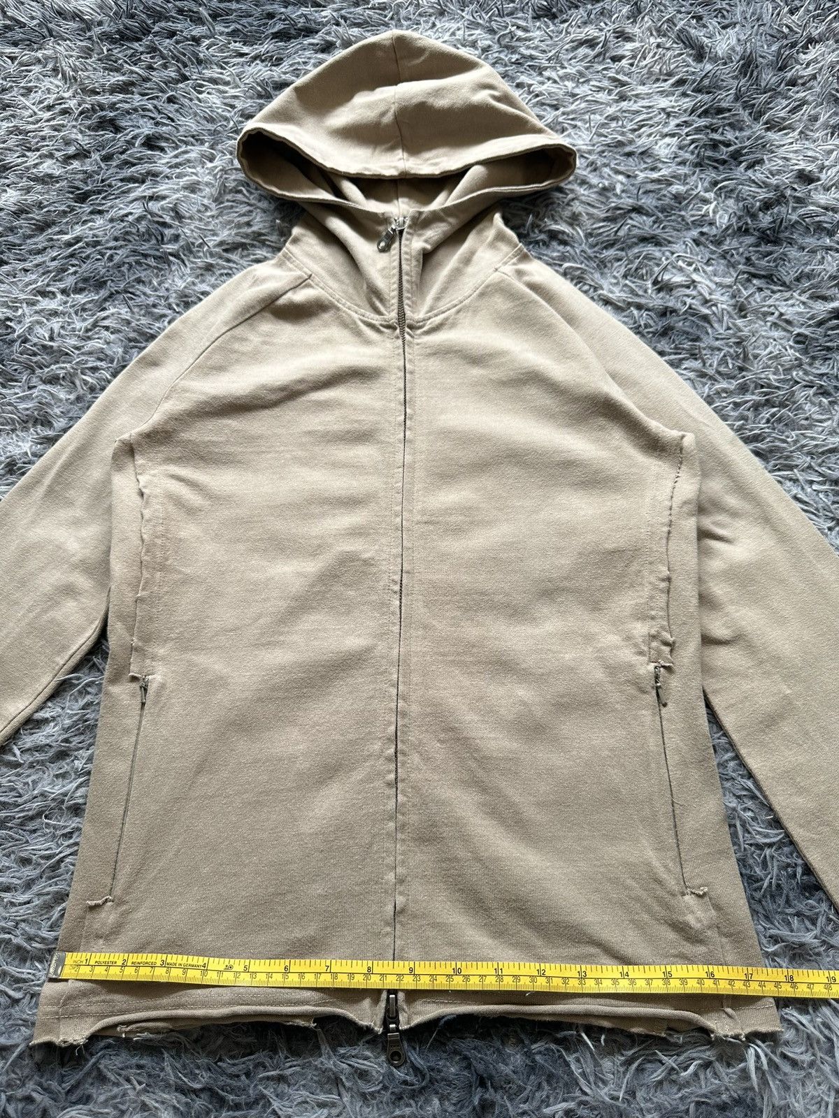 14th Addiction 00's Battalion Japan raw edge slim zipper hoodie Size US S / EU 44-46 / 1 - 15 Thumbnail