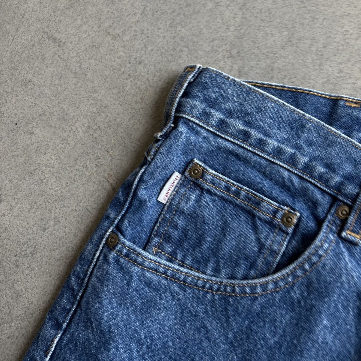 Carhartt × Vintage Vintage Carhartt Denim Jeans Baggy Skater Pants 38x28 Size US 38 / EU 54 - 10 Thumbnail