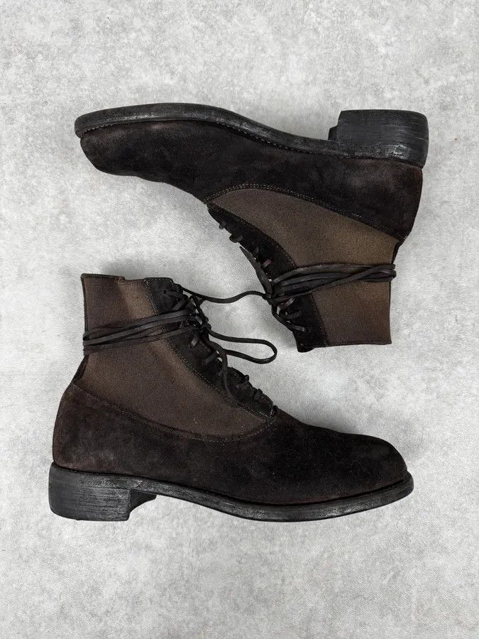 Guidi Guidi Lace-Up Brown Suede Leather Ankle Boots Size US 8 / EU 41 - 2 Thumbnail