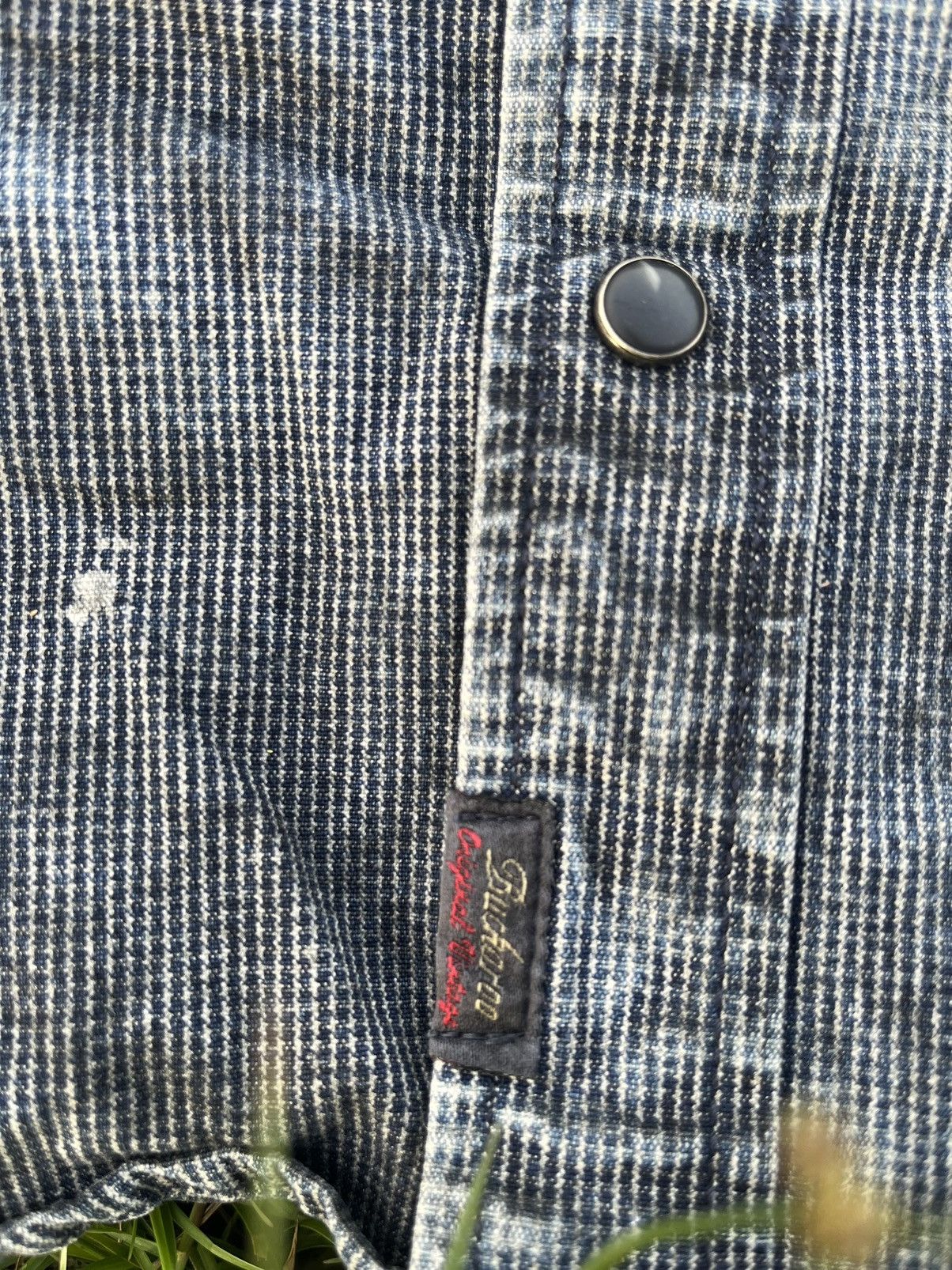 Japanese Brand Buckaroo Washed Denim Shirt Vintage Size US L / EU 52-54 / 3 - 4 Thumbnail