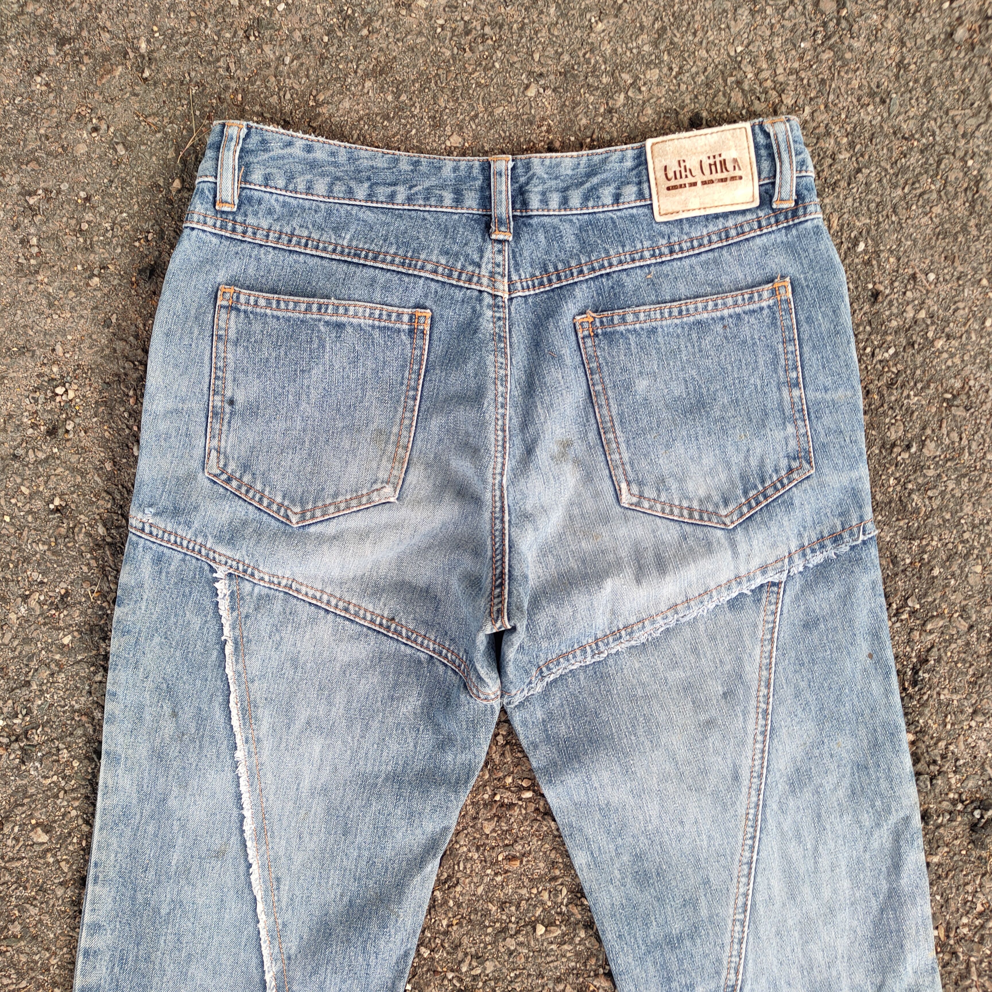 Japanese Brand FLARE VINTAGE JAPANESE FADED DISTRESSED JEANS DENIM PANTS Size US 28 / EU 44 - 9 Thumbnail