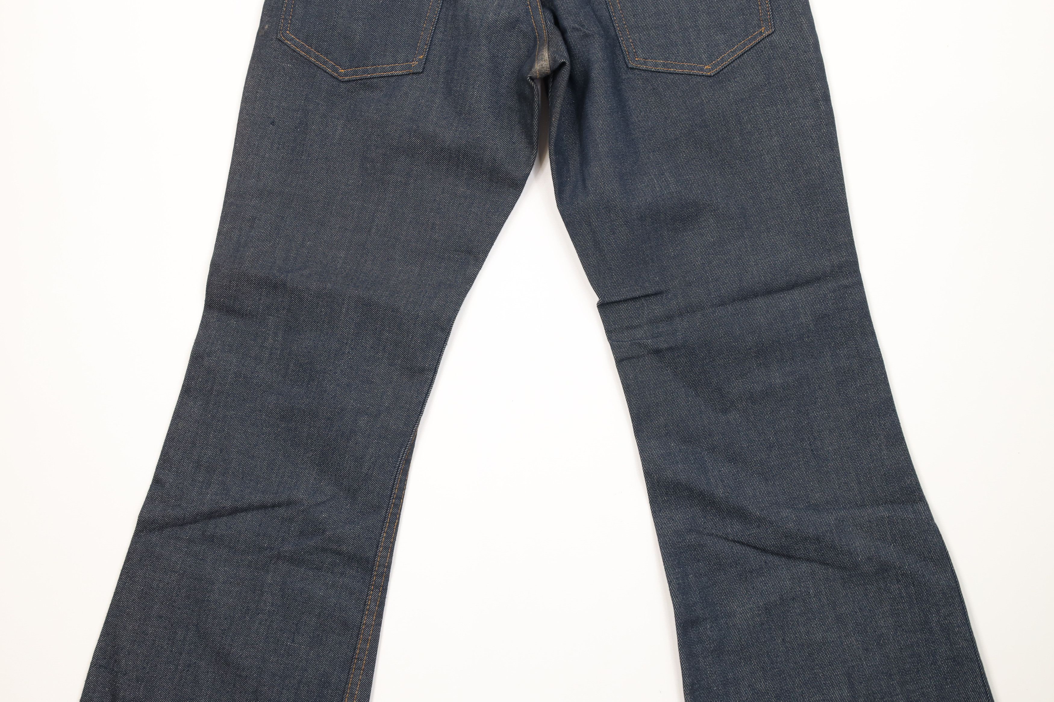 Vintage Vintage 70s Streetwear Wide Leg Denim Jeans Indigo Blue USA Size US 28 / EU 44 - 11 Thumbnail