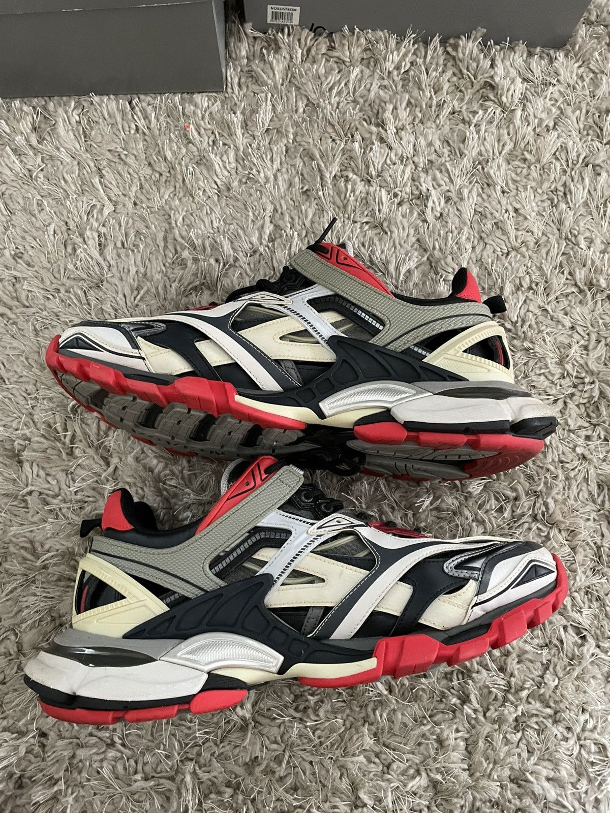 Balenciaga Balenciaga Track 2 black/Grey/Red Size US 12 / EU 45 - 3 Thumbnail
