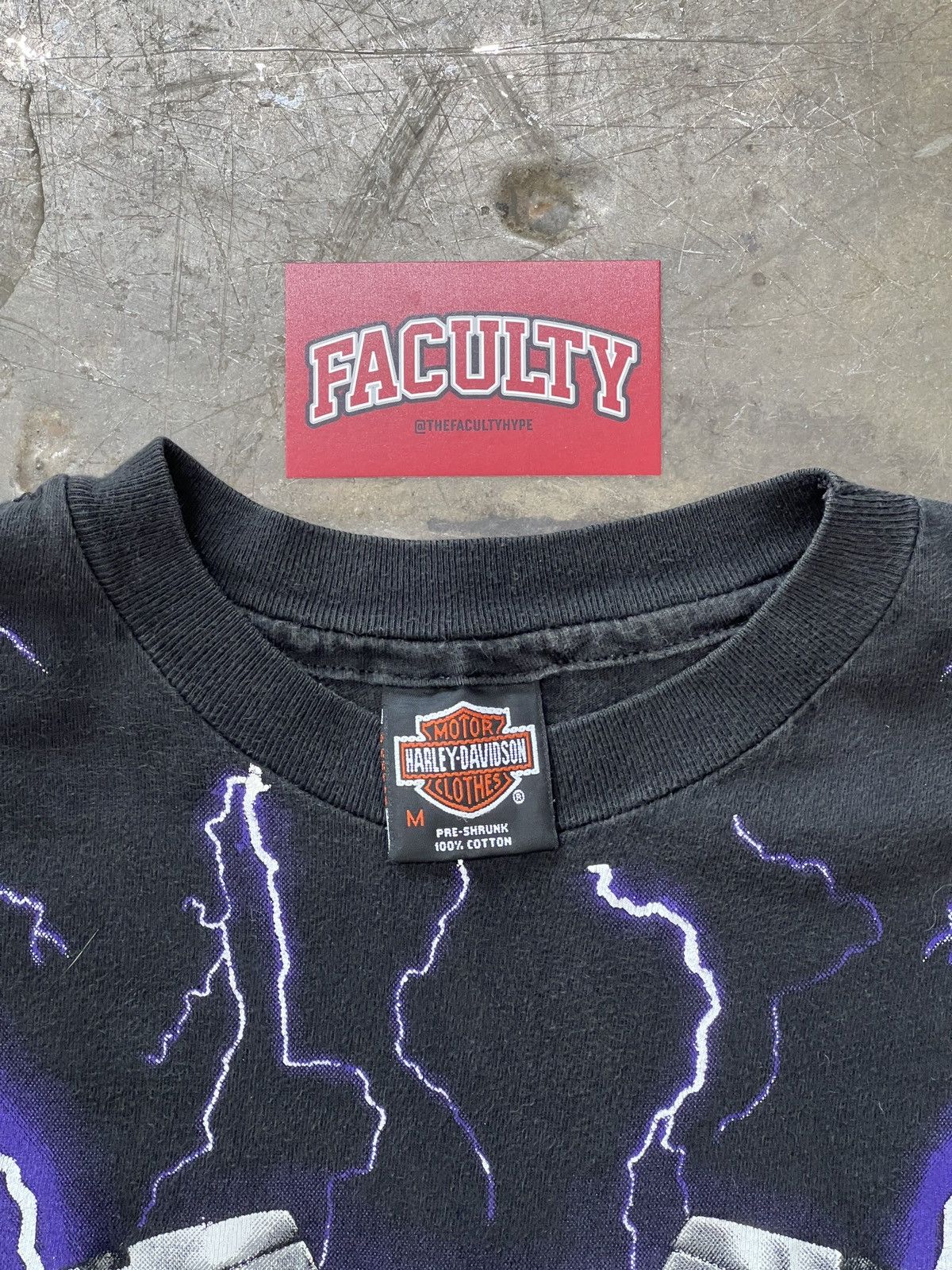 Harley Davidson Vintage Harley Davidson Lightning Panhead Tee Medium Size US M / EU 48-50 / 2 - 3 Thumbnail