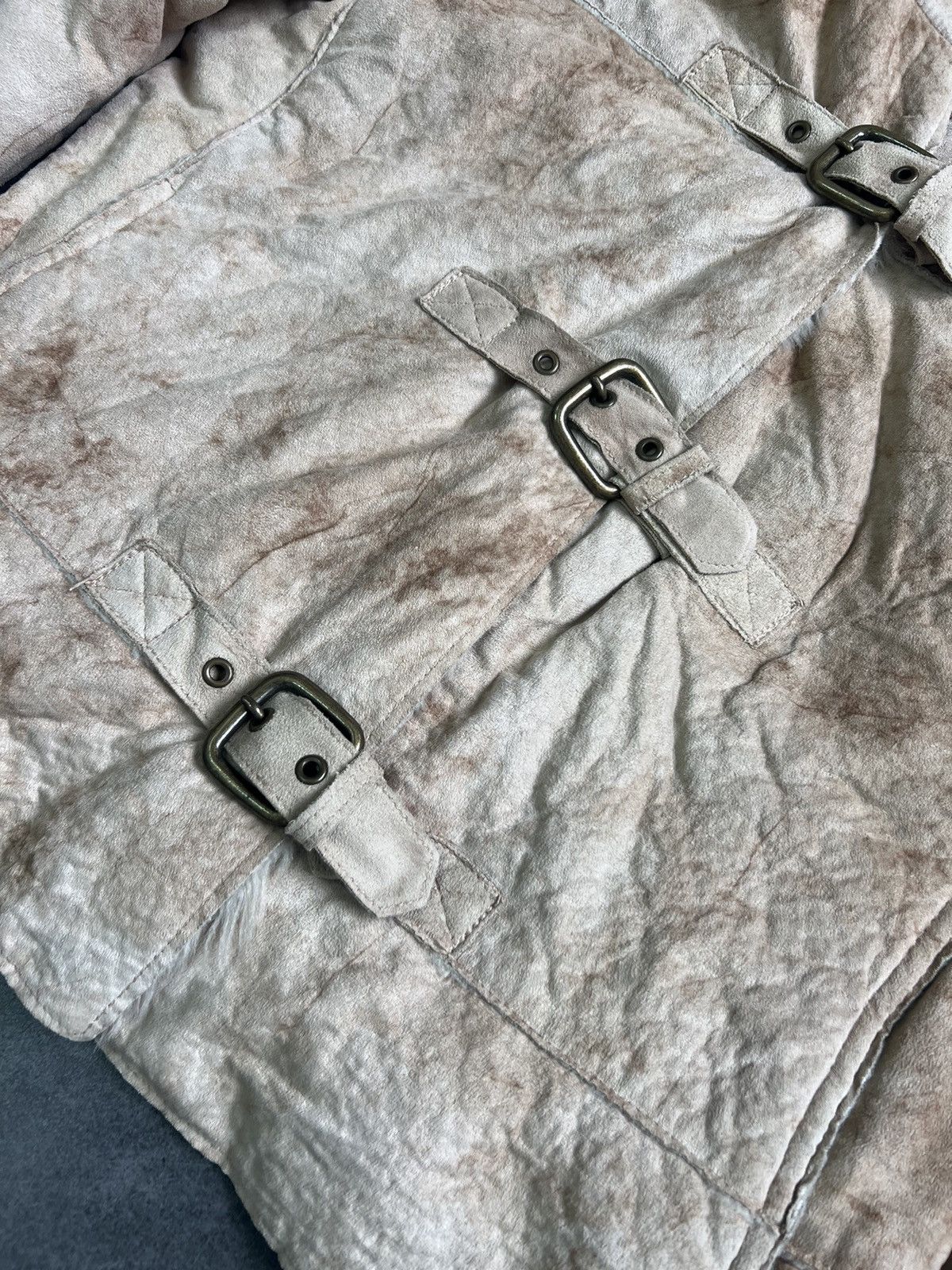 Emporio Armani Armani y2k opium DG style Shearling Faux Fur Jacket Size M / US 6-8 / IT 42-44 - 4 Thumbnail