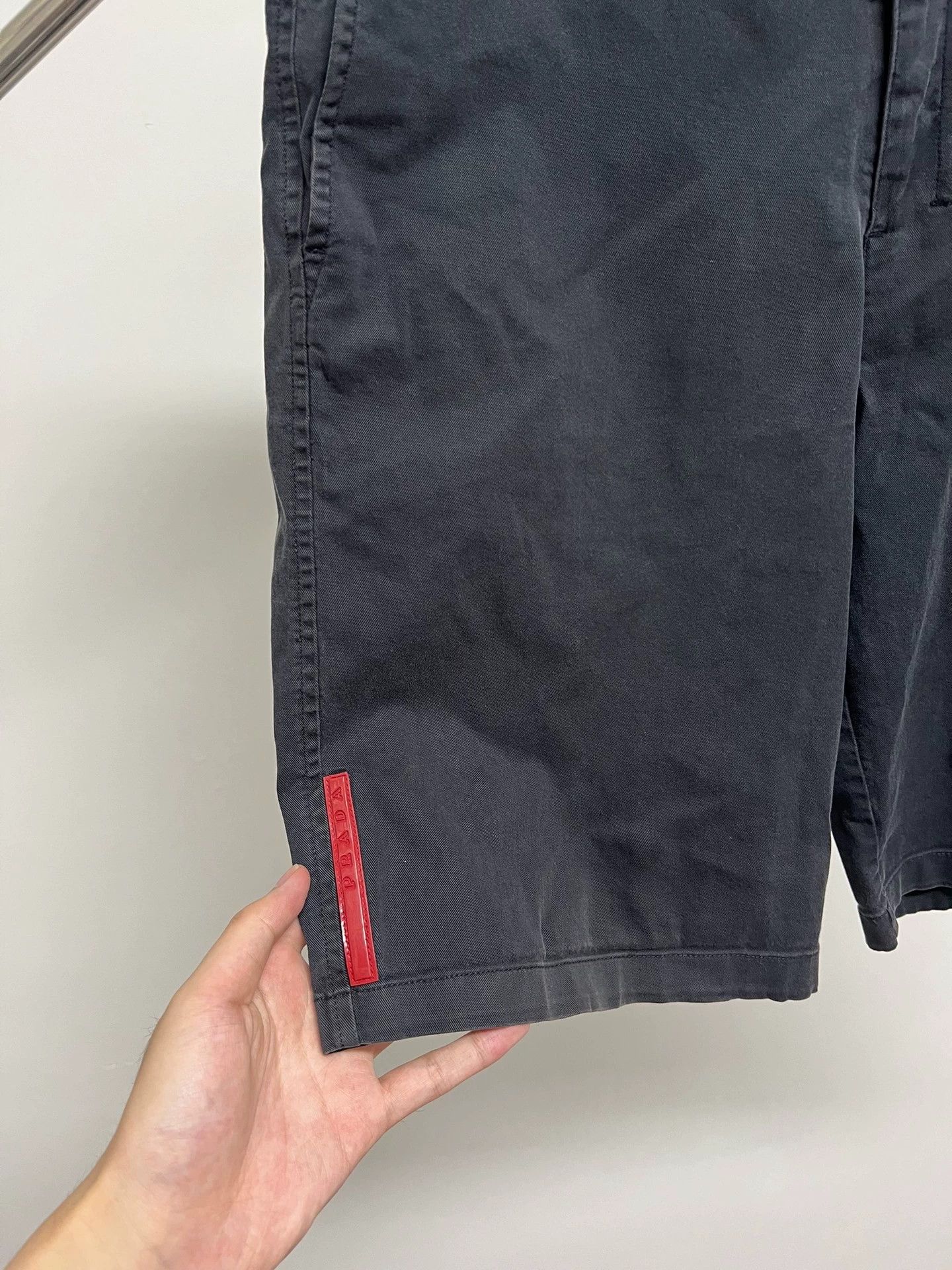 Prada Prada Vintage Sports Red Tag Washed Short Size US 34 / EU 50 - 3 Thumbnail
