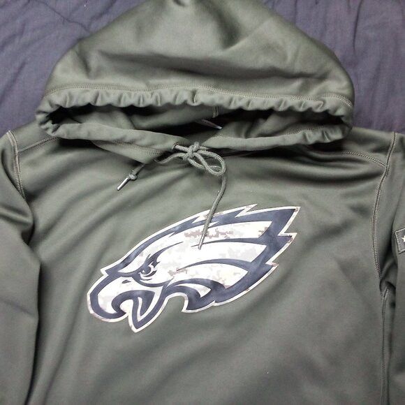 NFL × Nike Nike Philadelphia Eagles Salute To Service Hoodie Sweatshirt Size US M / EU 48-50 / 2 - 1 Thumbnail