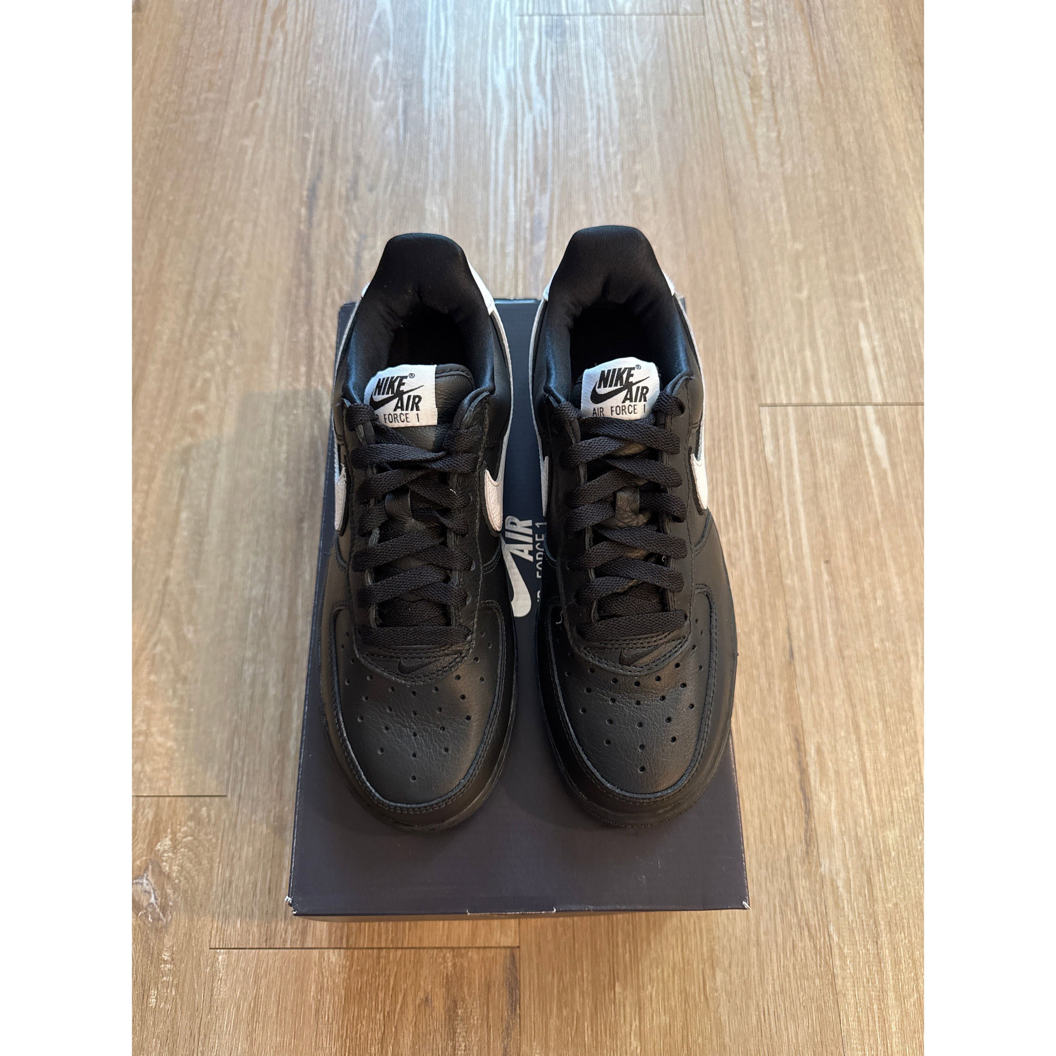 Nike Nike Air Force 1 Low QS Black White Size US 6 / EU 39 - 4 Thumbnail