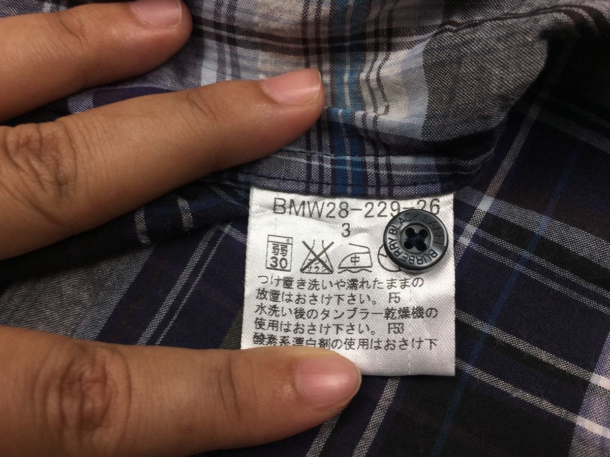 Burberry × Flannel Burberry Black Label Flannel Plaid Checked Double Pocket Size US L / EU 52-54 / 3 - 8 Thumbnail
