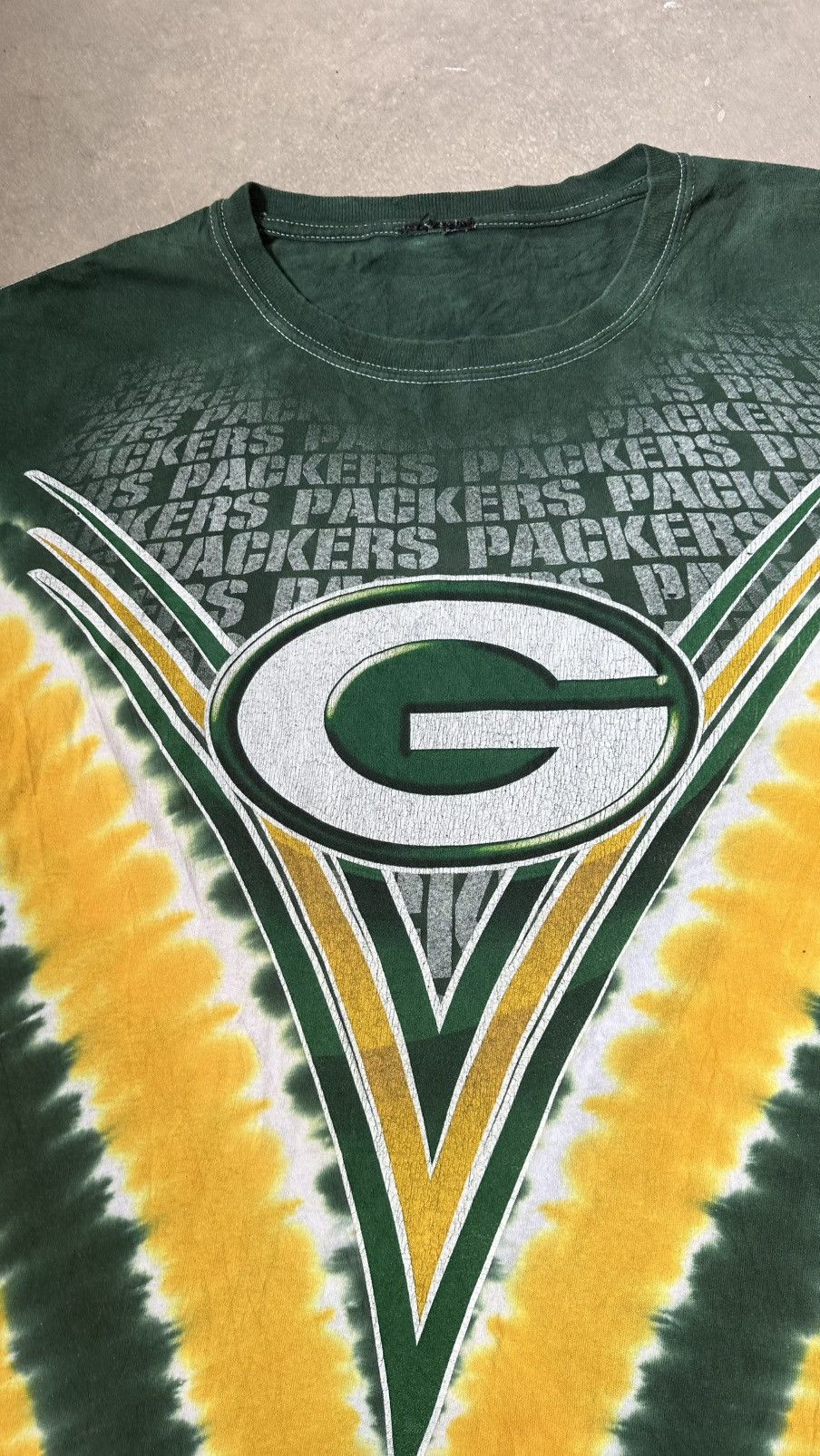 Vintage VINTAGE NFL GREEN BAY PACKERS TYE DYE TEE Size US XXL / EU 58 / 5 - 2 Thumbnail