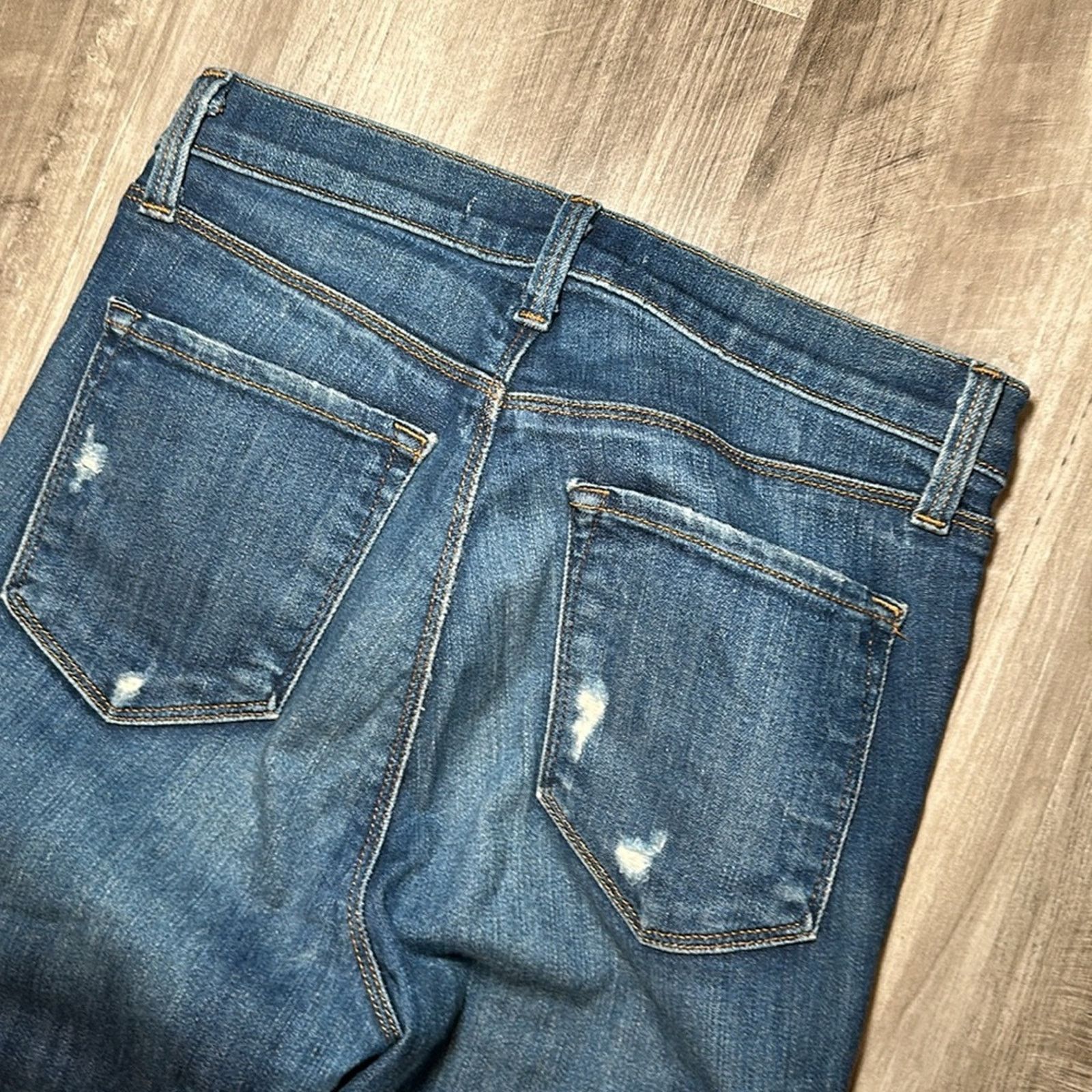 J Brand J Brand Alana High Rise Distressed Crop Skinny Jeans - 25 Size 25" / US 0 / IT 36 - 4 Thumbnail