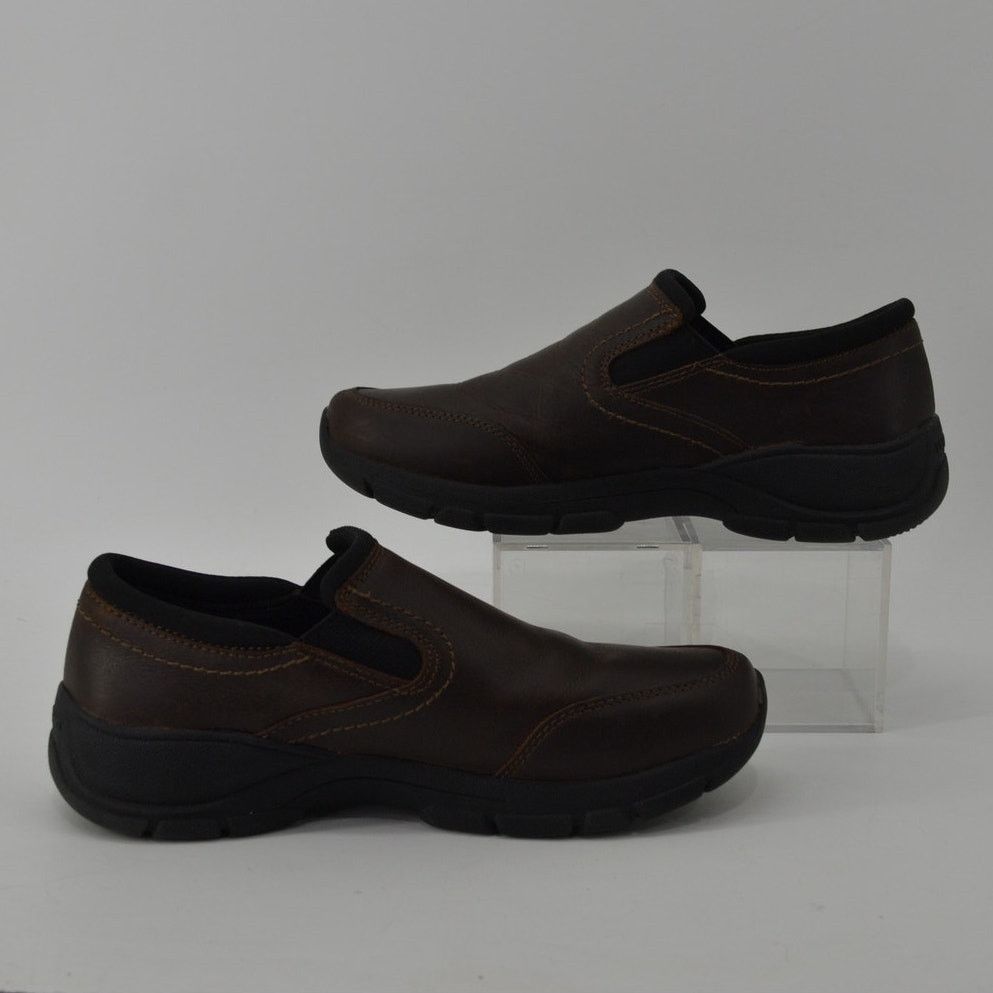 Other Lands End Womens Brown Leather Loafer Size 7 Casual Slip On Size US 7 / IT 37 - 9 Thumbnail