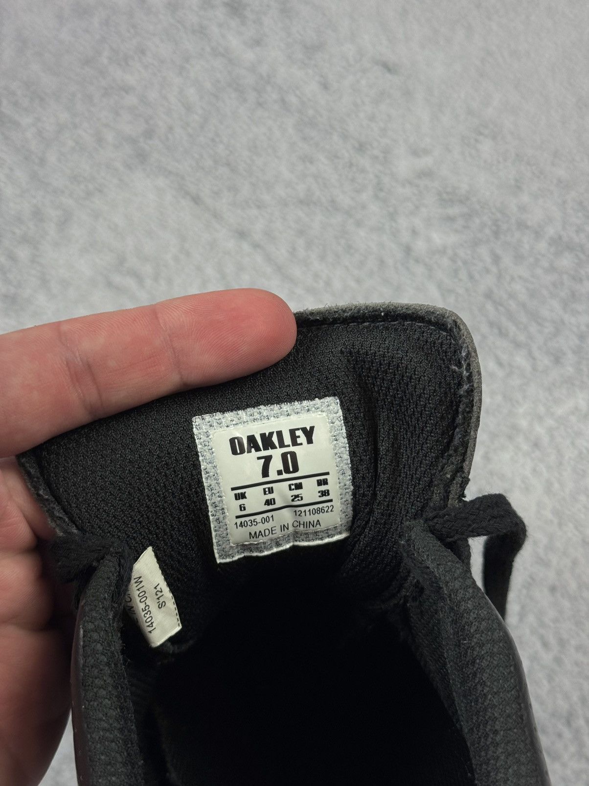 Oakley × Vintage OAKLEY Rare Vintage 1320 Ripcord Golf Black Shoes 14035-001 Size US 6 / EU 39 - 14 Thumbnail