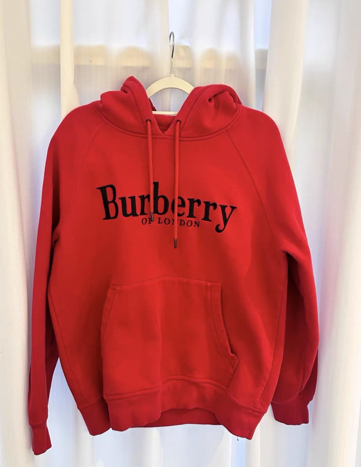 Burberry Burberry bright red sweatshirt J38 Size S / US 4 / IT 40 - 1 Thumbnail